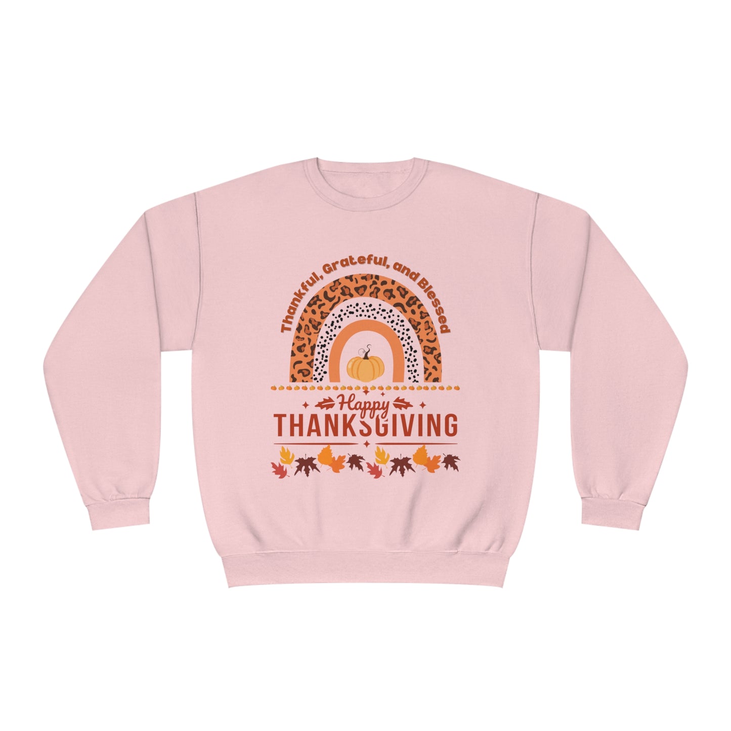 Happy Thanksgiving NuBlend® Crewneck Sweatshirt