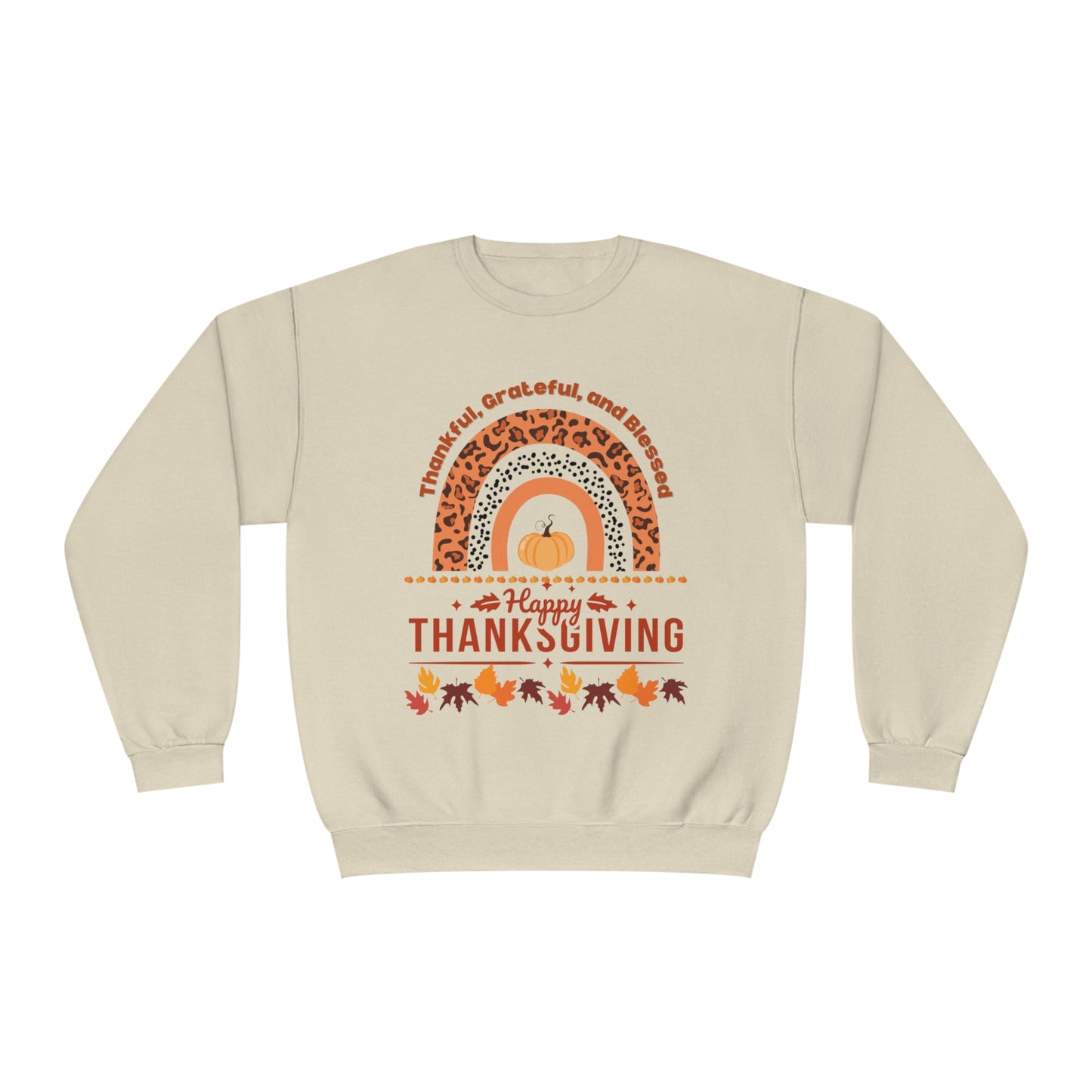Happy Thanksgiving NuBlend® Crewneck Sweatshirt