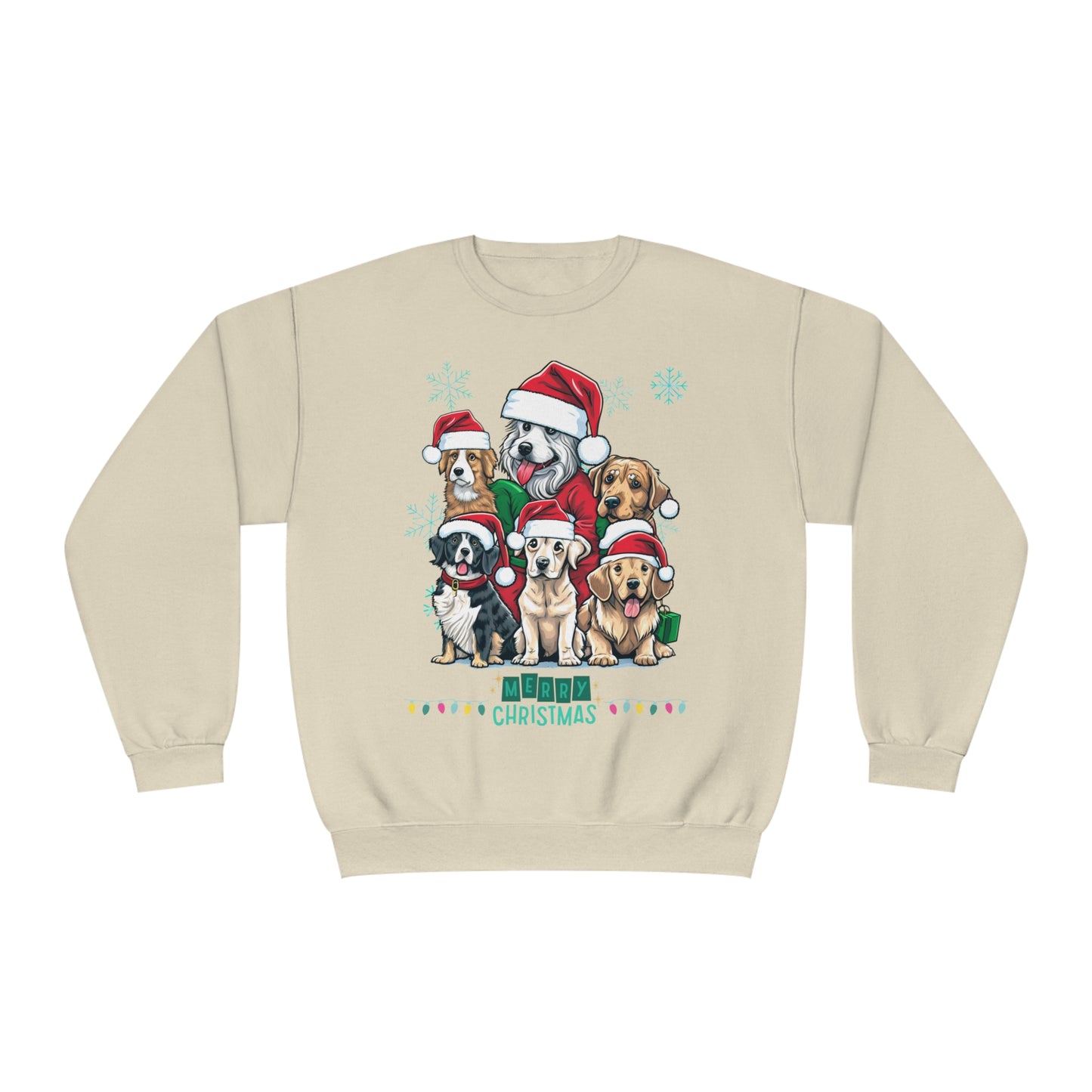 Merry Christmas Doggos NuBlend® Crewneck Sweatshirt