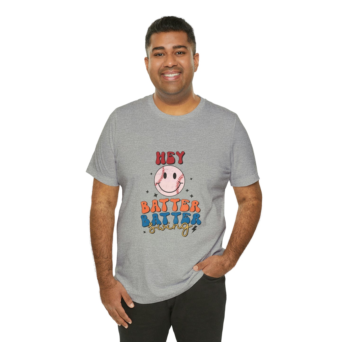Hey Batter Batter Swing Short Sleeve Tee