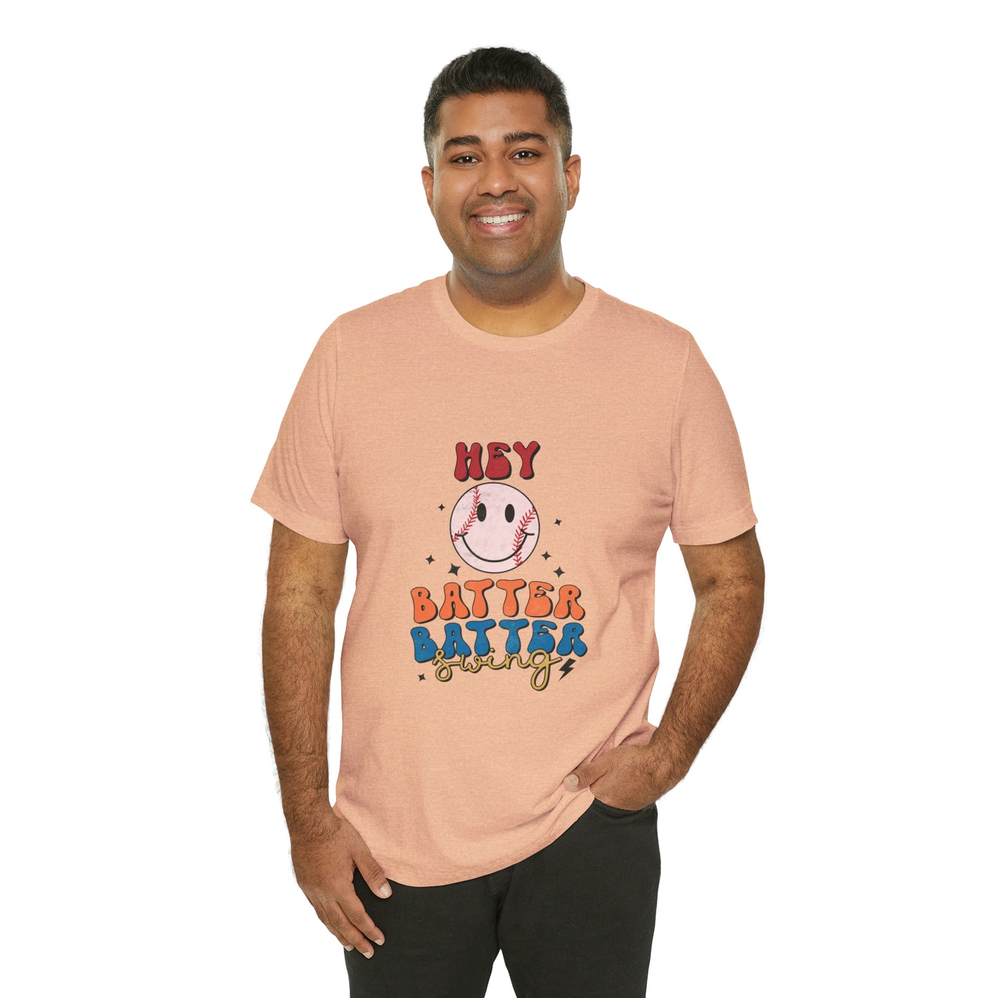 Hey Batter Batter Swing Short Sleeve Tee