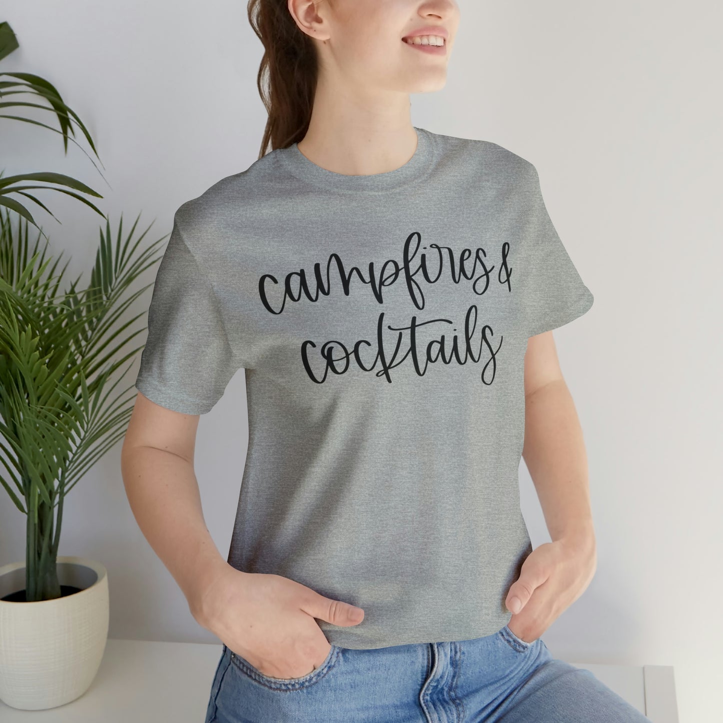 Campfire and Cocktails Short Sleeve Tee