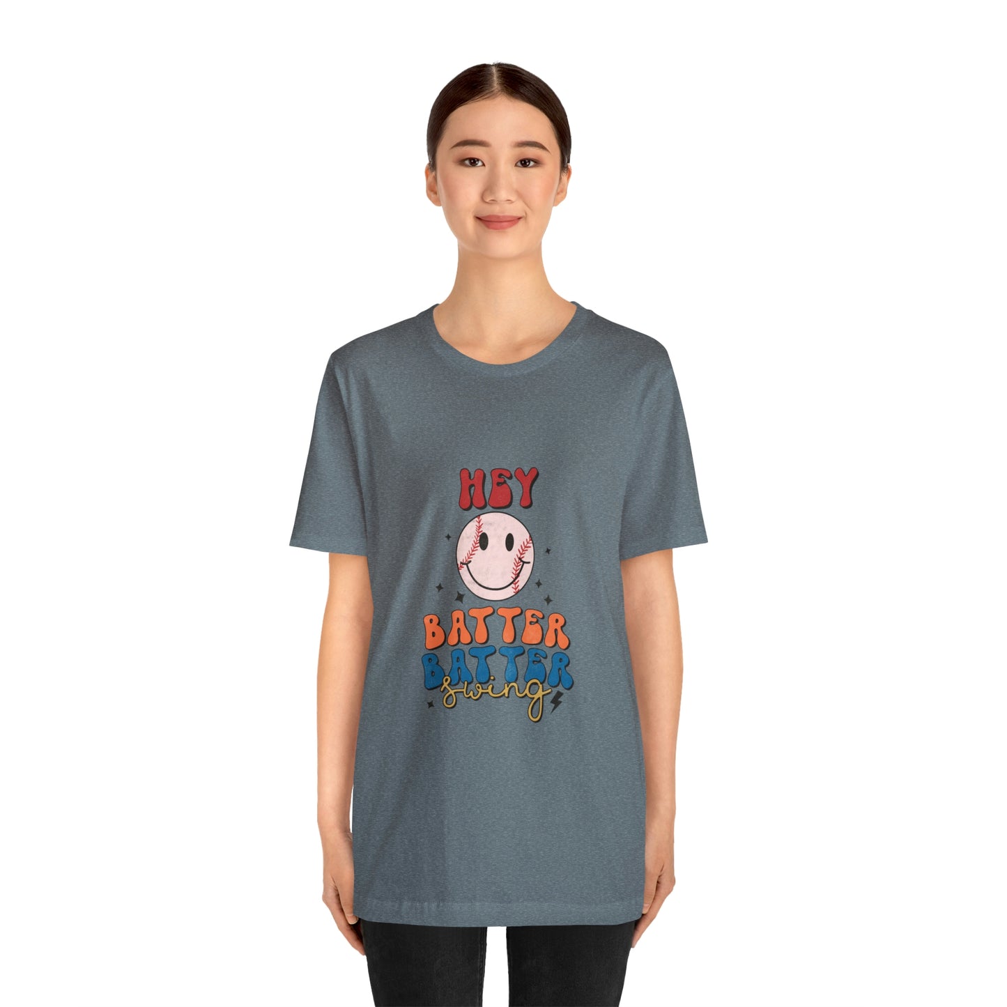 Hey Batter Batter Swing Short Sleeve Tee