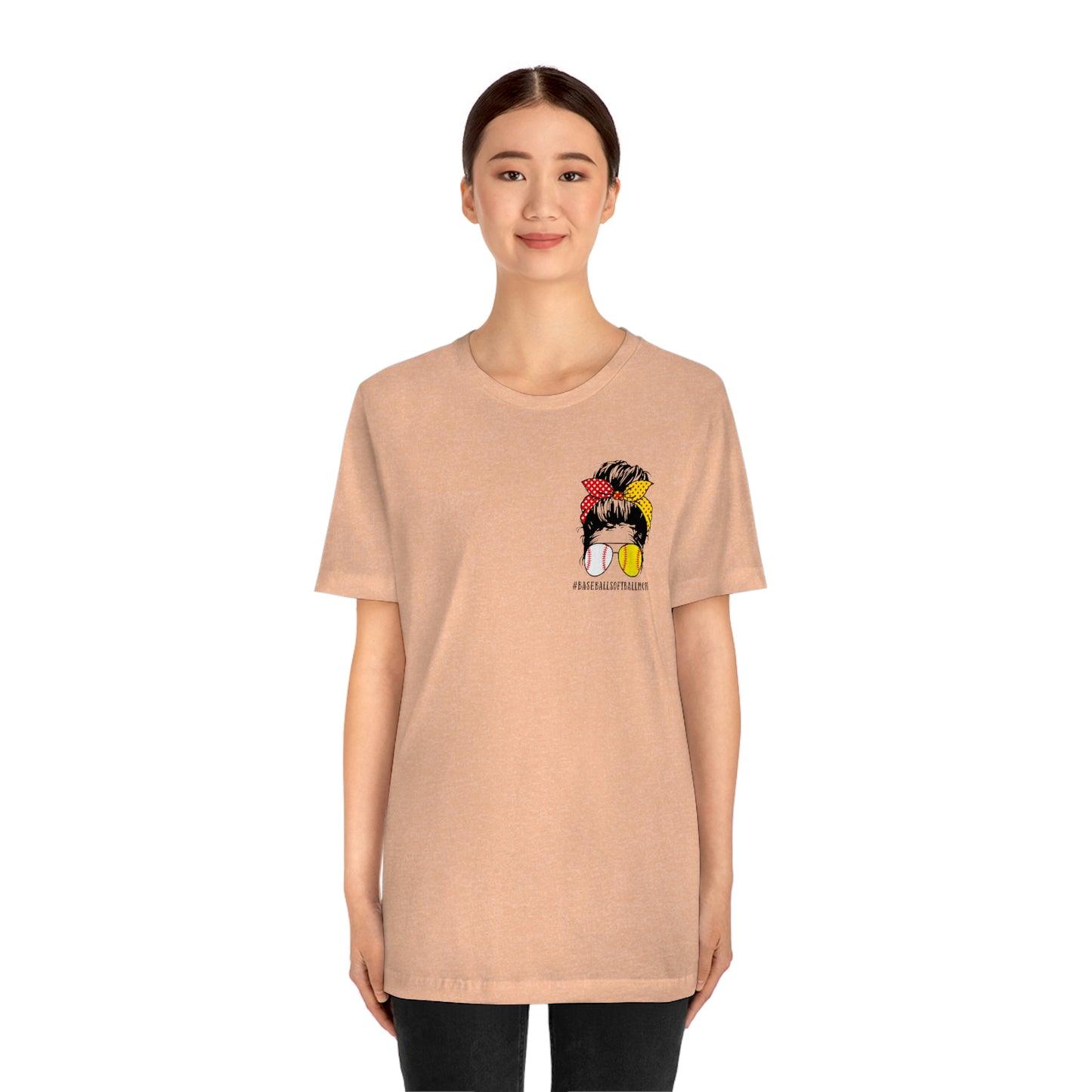 Baseball Softball Mom Short Sleeve Tee