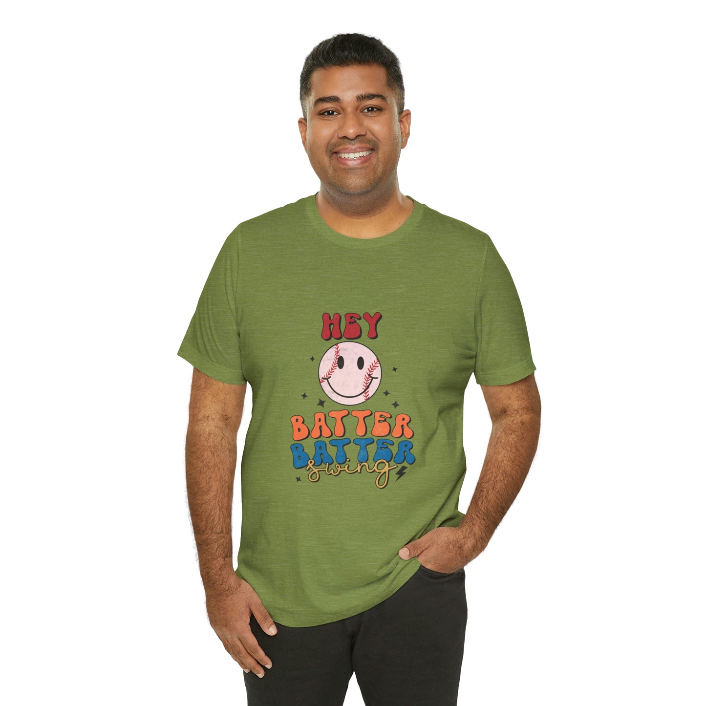 Hey Batter Batter Swing Short Sleeve Tee