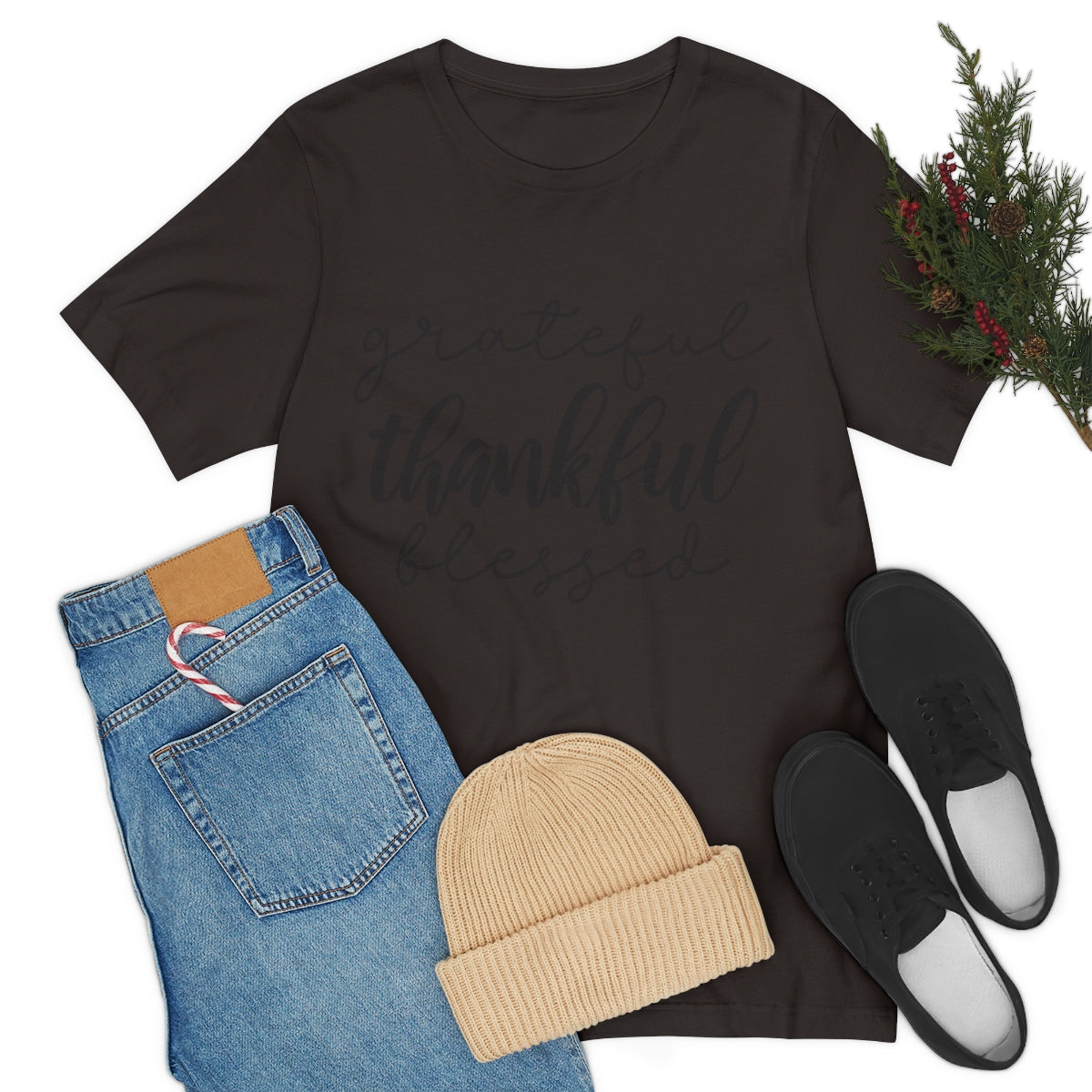Grateful Thankful Blessed Tee