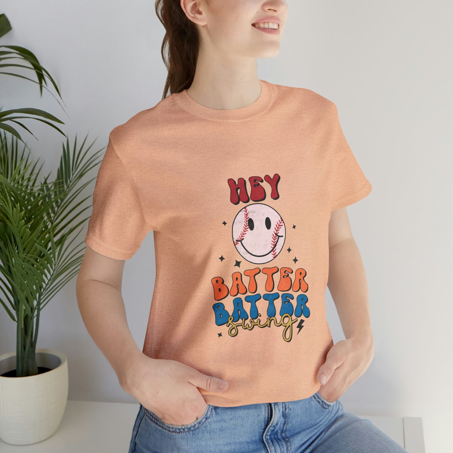 Hey Batter Batter Swing Short Sleeve Tee