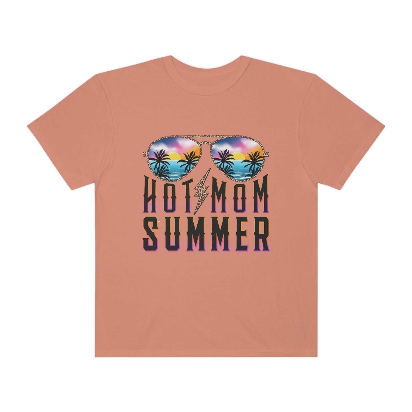 Hot Mom Summer Garment-Dyed T-shirt