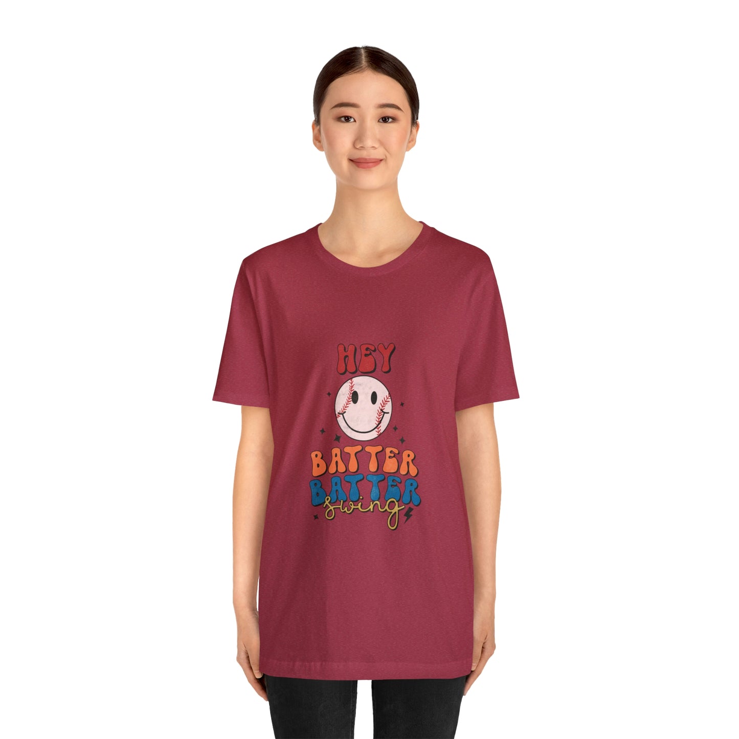 Hey Batter Batter Swing Short Sleeve Tee