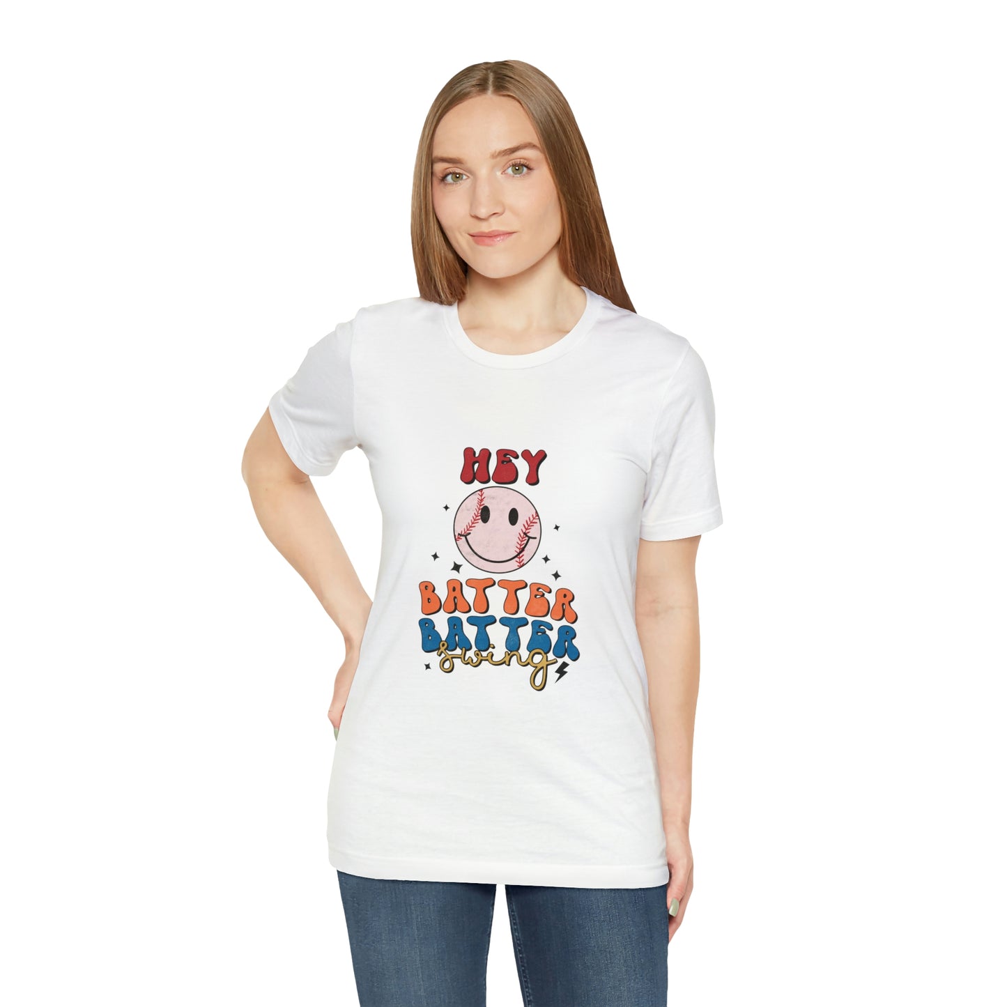 Hey Batter Batter Swing Short Sleeve Tee