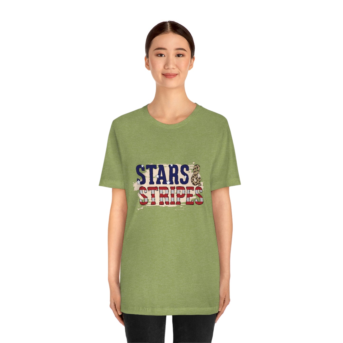 Stars and Stripes Unisex Jersey Short Sleeve Tee