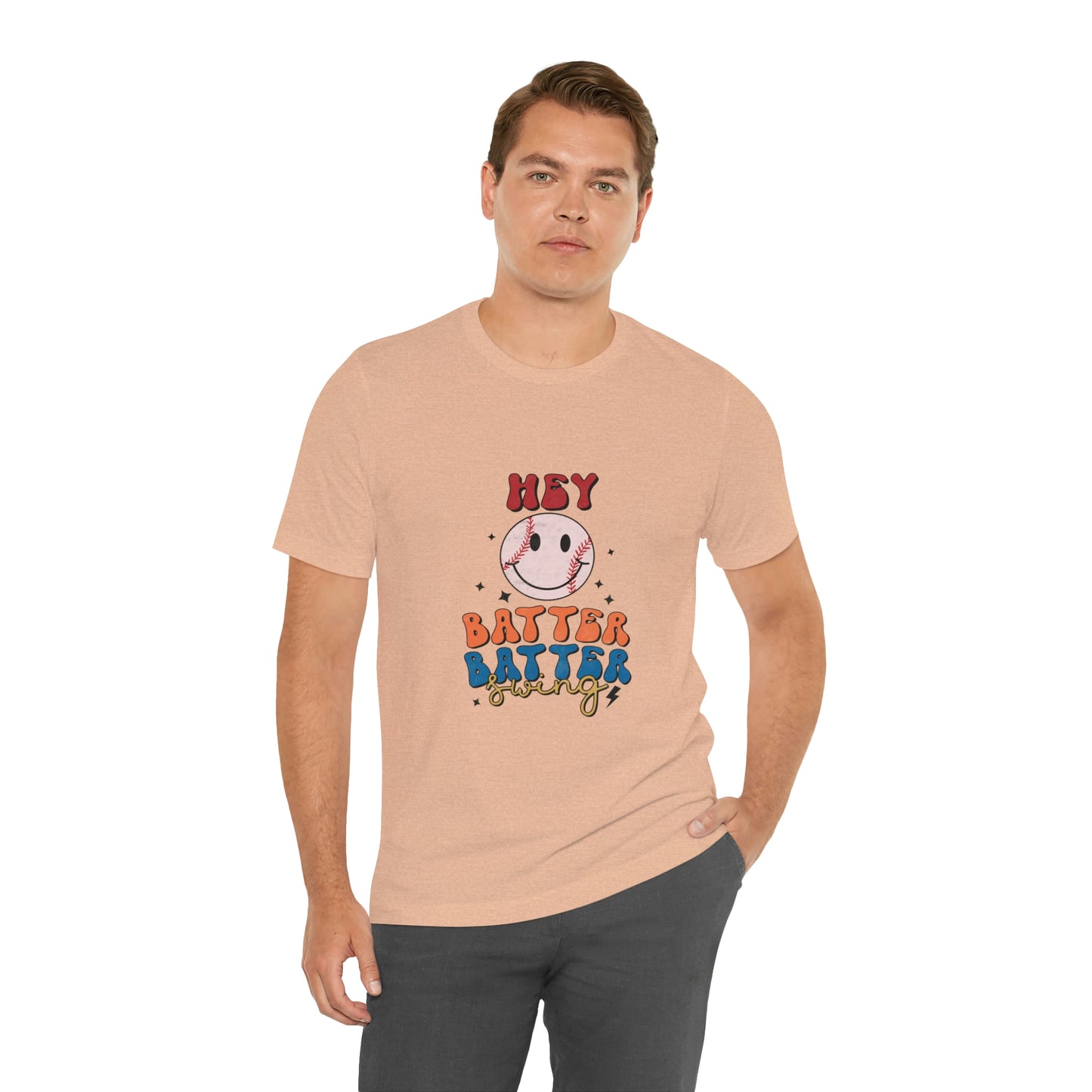 Hey Batter Batter Swing Short Sleeve Tee