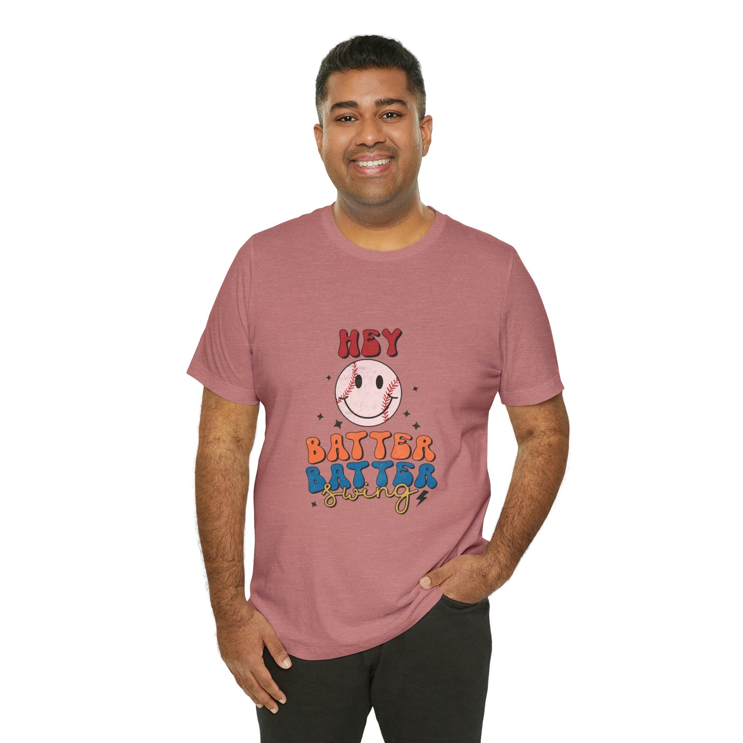 Hey Batter Batter Swing Short Sleeve Tee