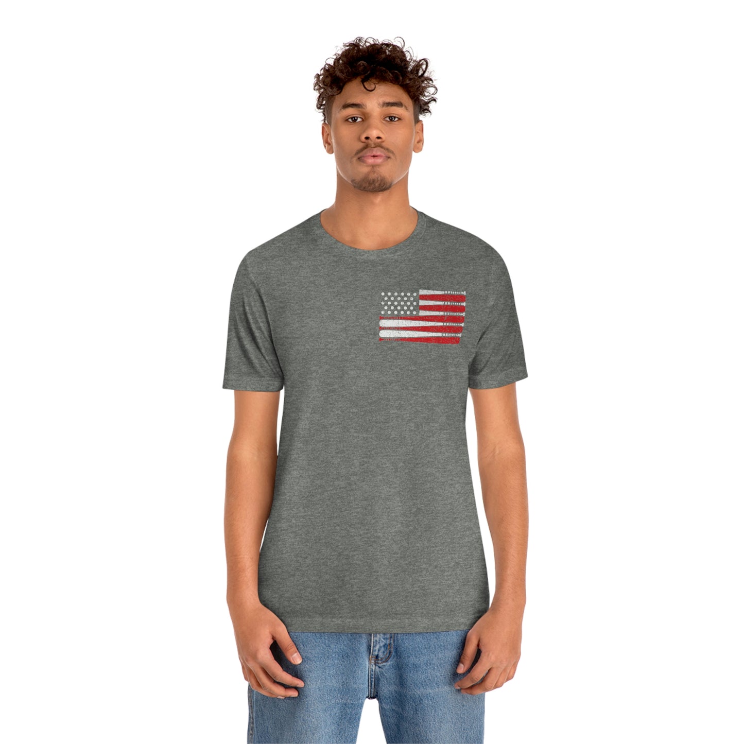 Baseball Flag Short Sleeve Tee