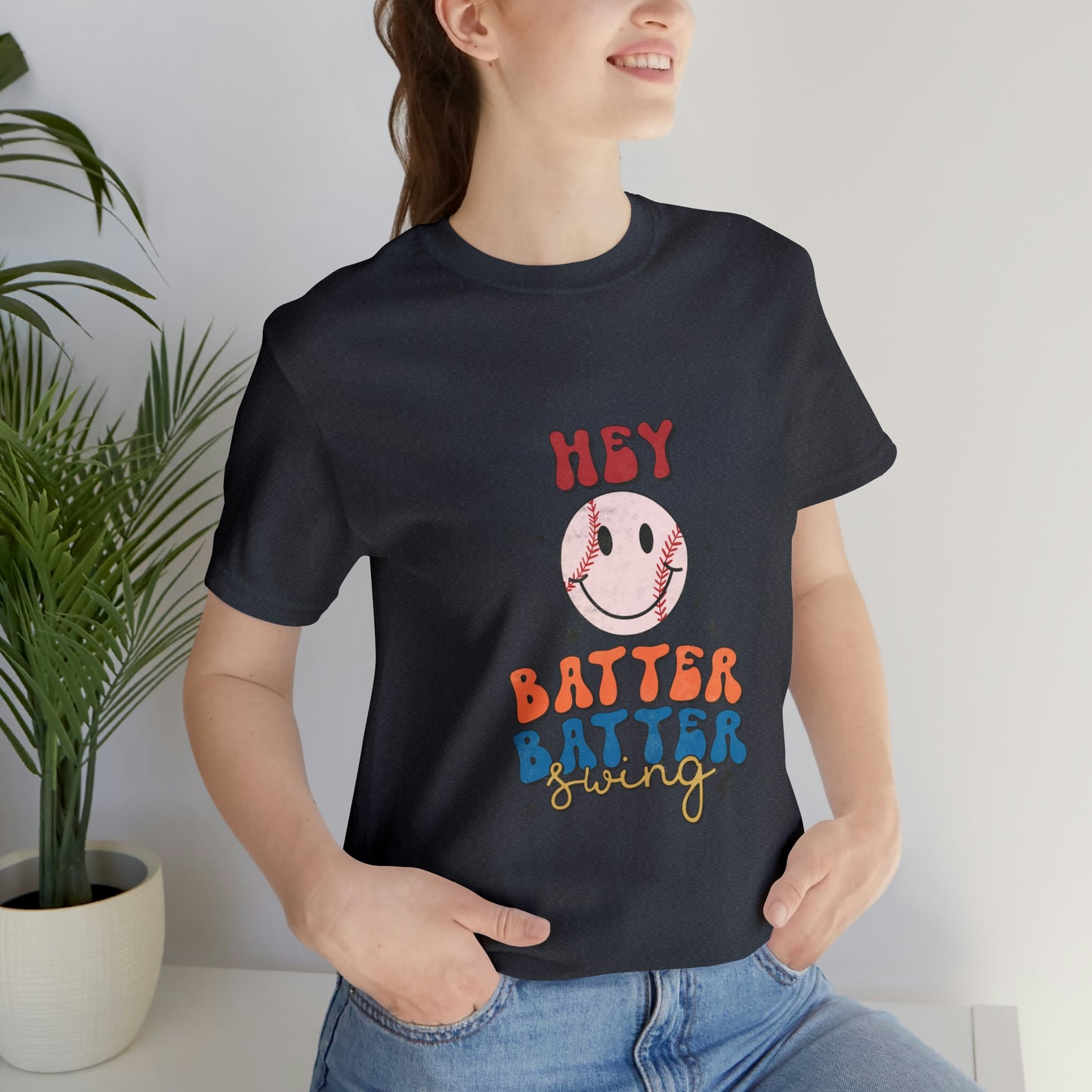 Hey Batter Batter Swing Short Sleeve Tee