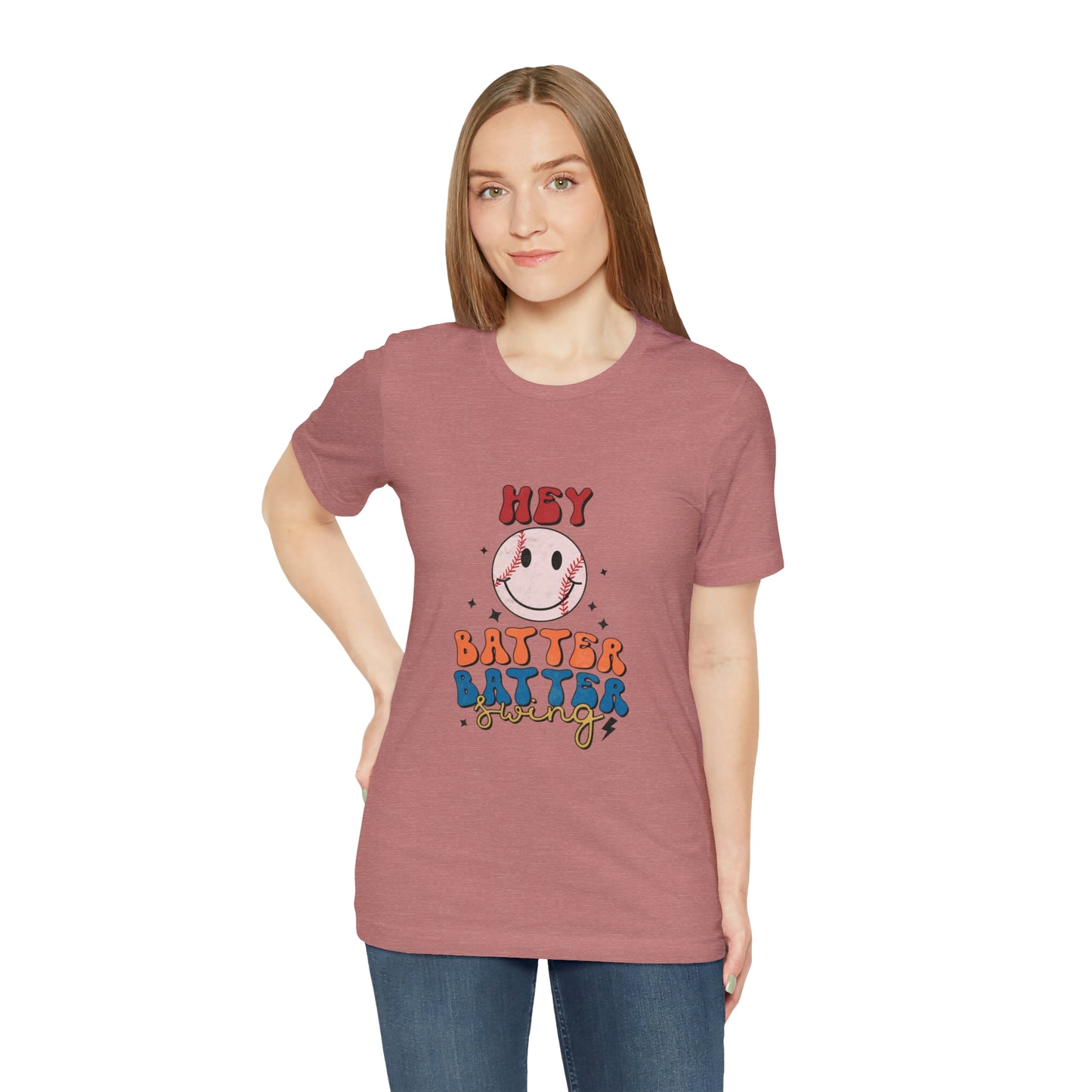 Hey Batter Batter Swing Short Sleeve Tee