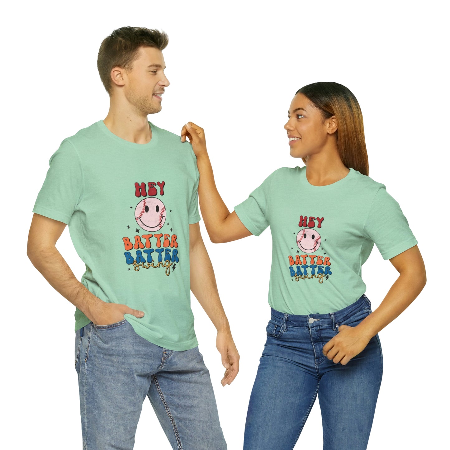 Hey Batter Batter Swing Short Sleeve Tee
