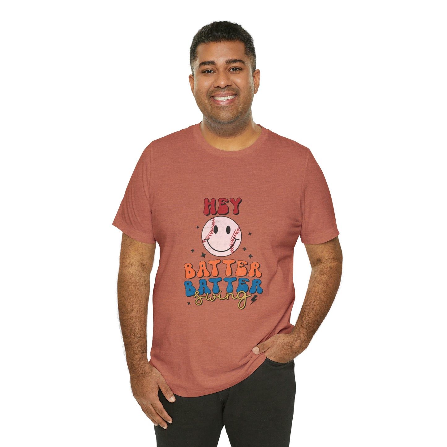 Hey Batter Batter Swing Short Sleeve Tee