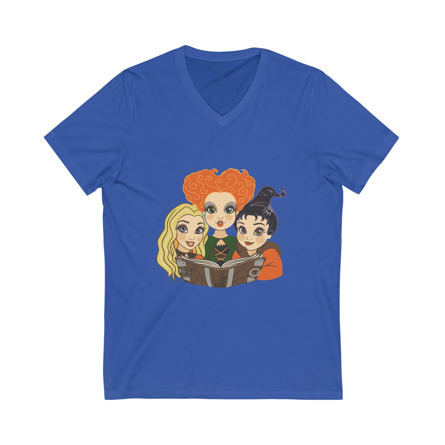 Come Sisters Unisex Jersey Short Sleeve V-Neck Tee