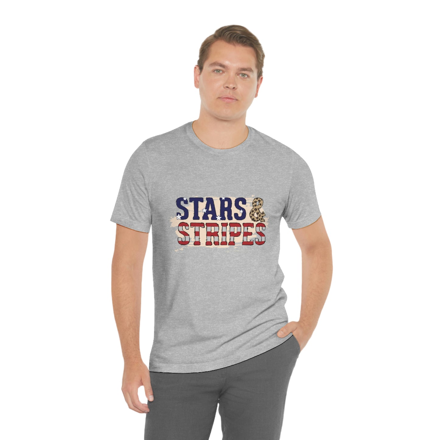 Stars and Stripes Unisex Jersey Short Sleeve Tee