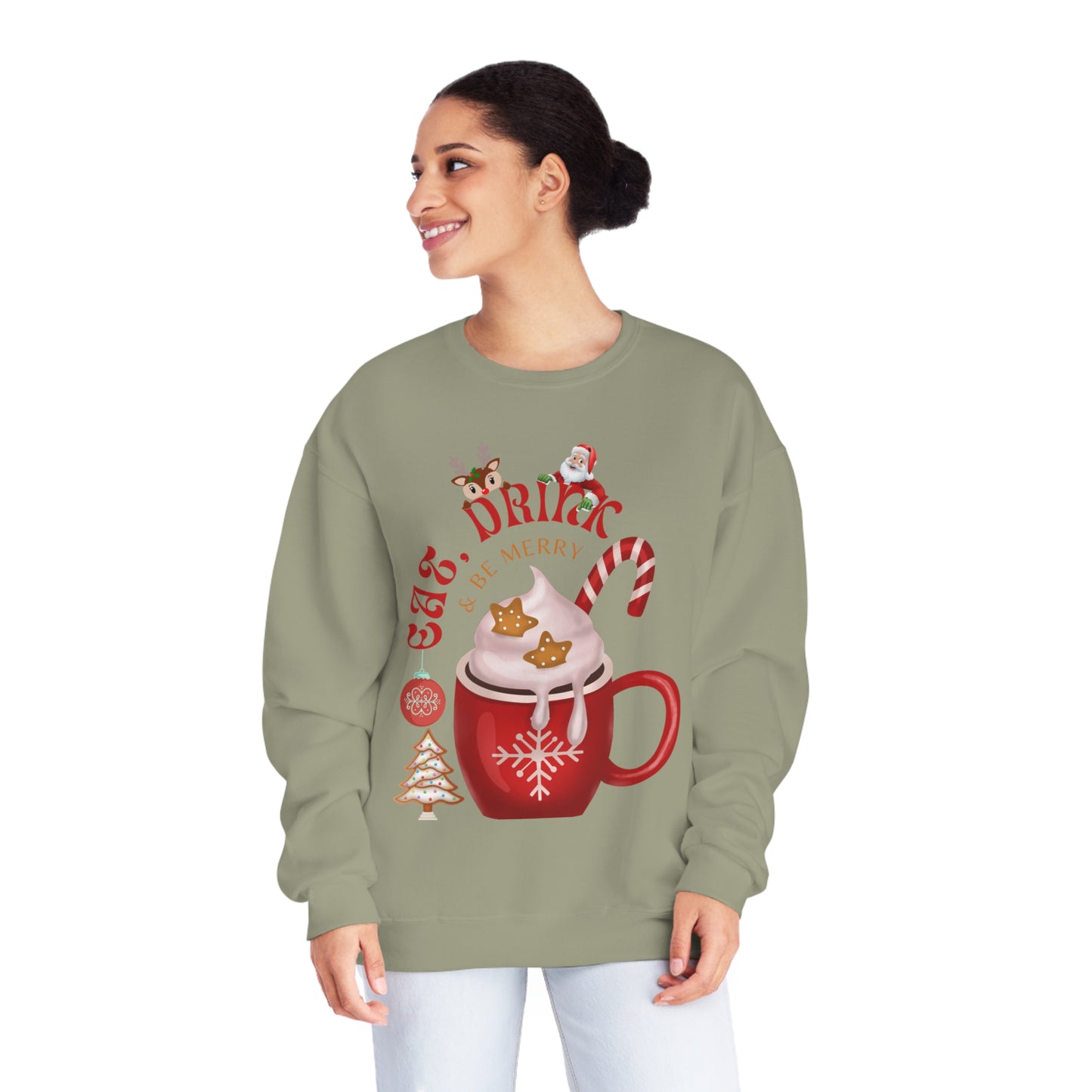 eat drink & be merry NuBlend® Crewneck Sweatshirt