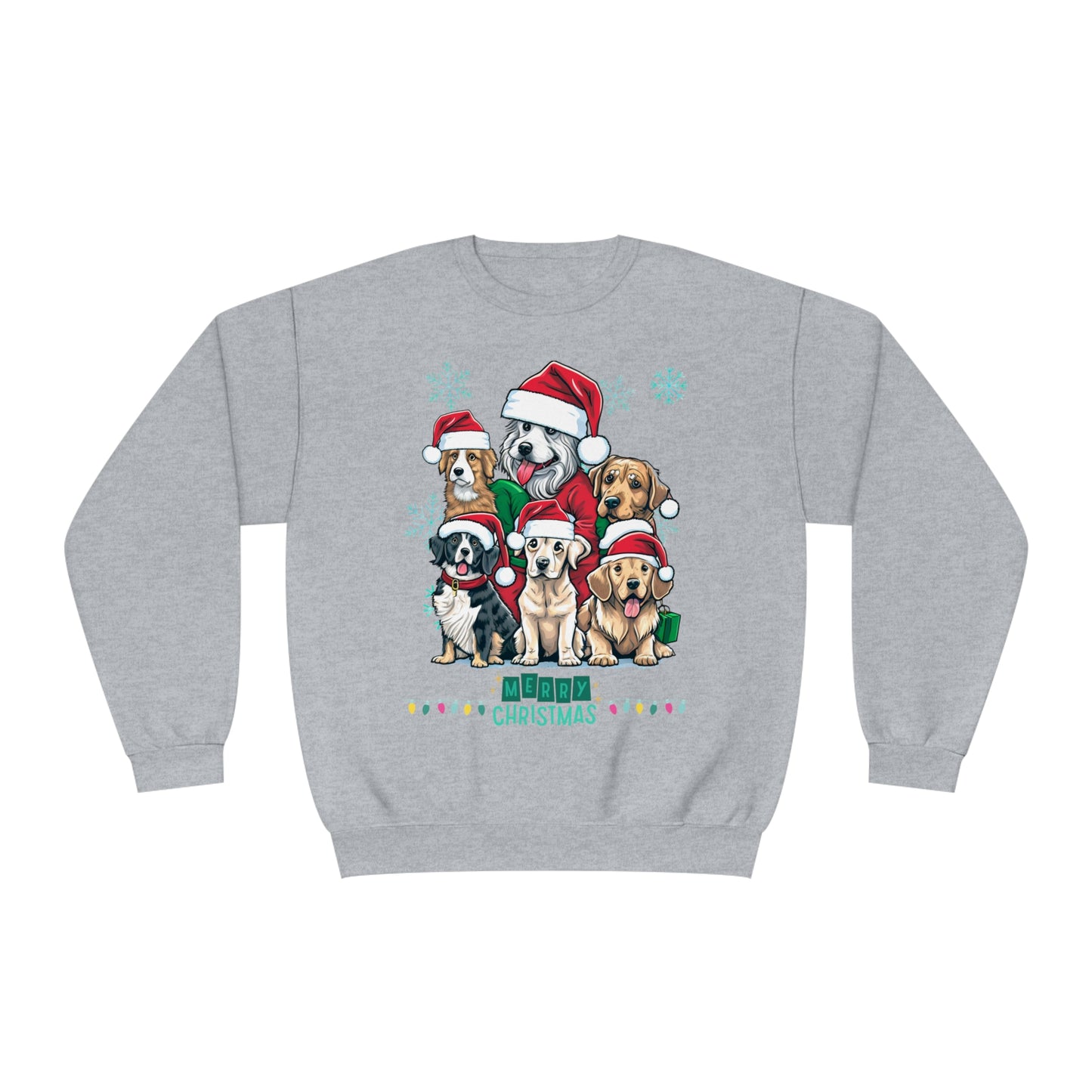 Merry Christmas Doggos NuBlend® Crewneck Sweatshirt