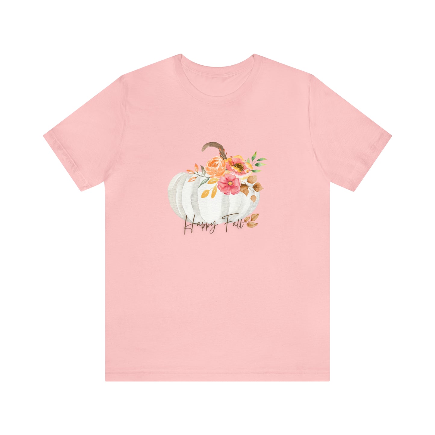 Happy Fall Pumpkin Jersey Short Sleeve Tee