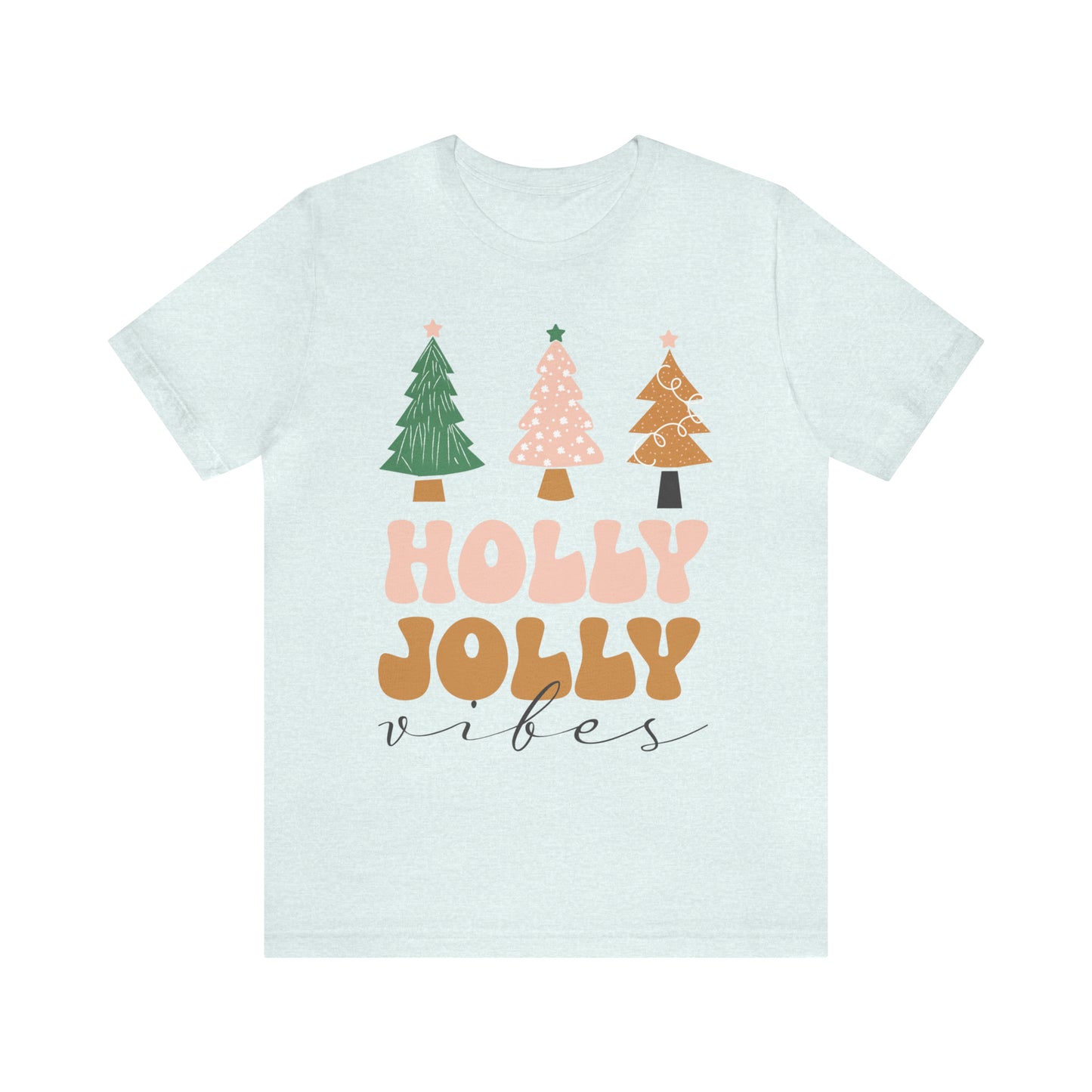 Holly Jolly Vibes Jersey Short Sleeve Tee