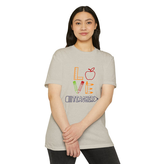 LOVE teacher Jersey T-shirt