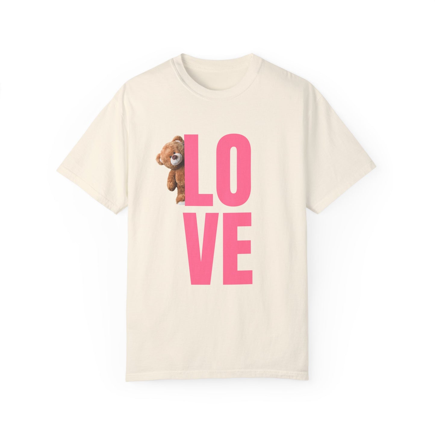 LOVE Bear Unisex Garment-Dyed T-shirt