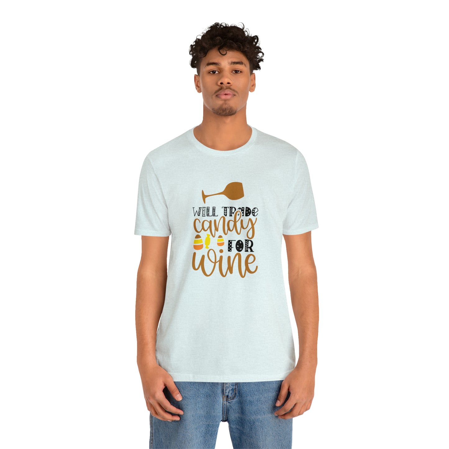 Trade Candy for Wine Jersey Short Sleeve Tee