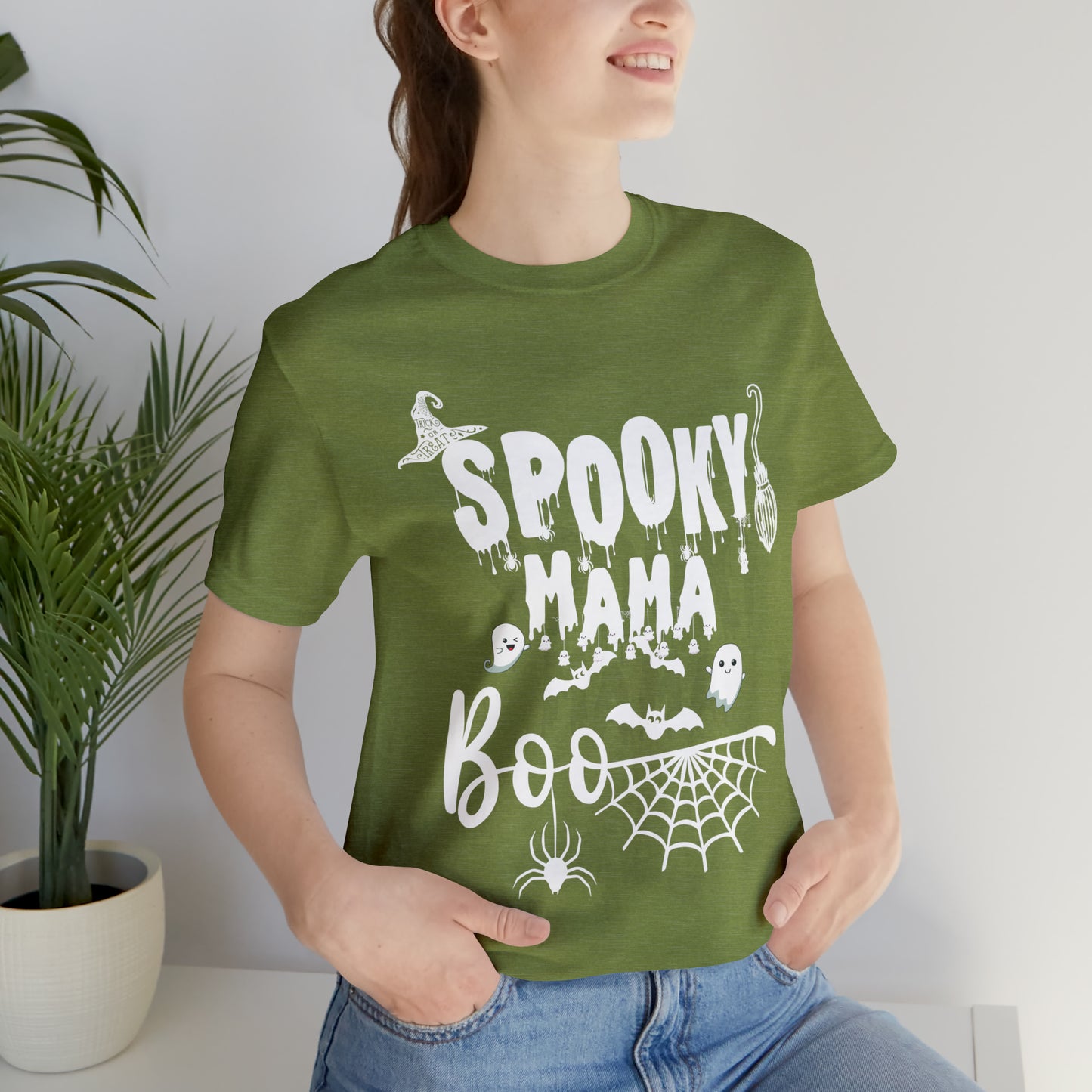 Spooky Mama Jersey Short Sleeve Tee