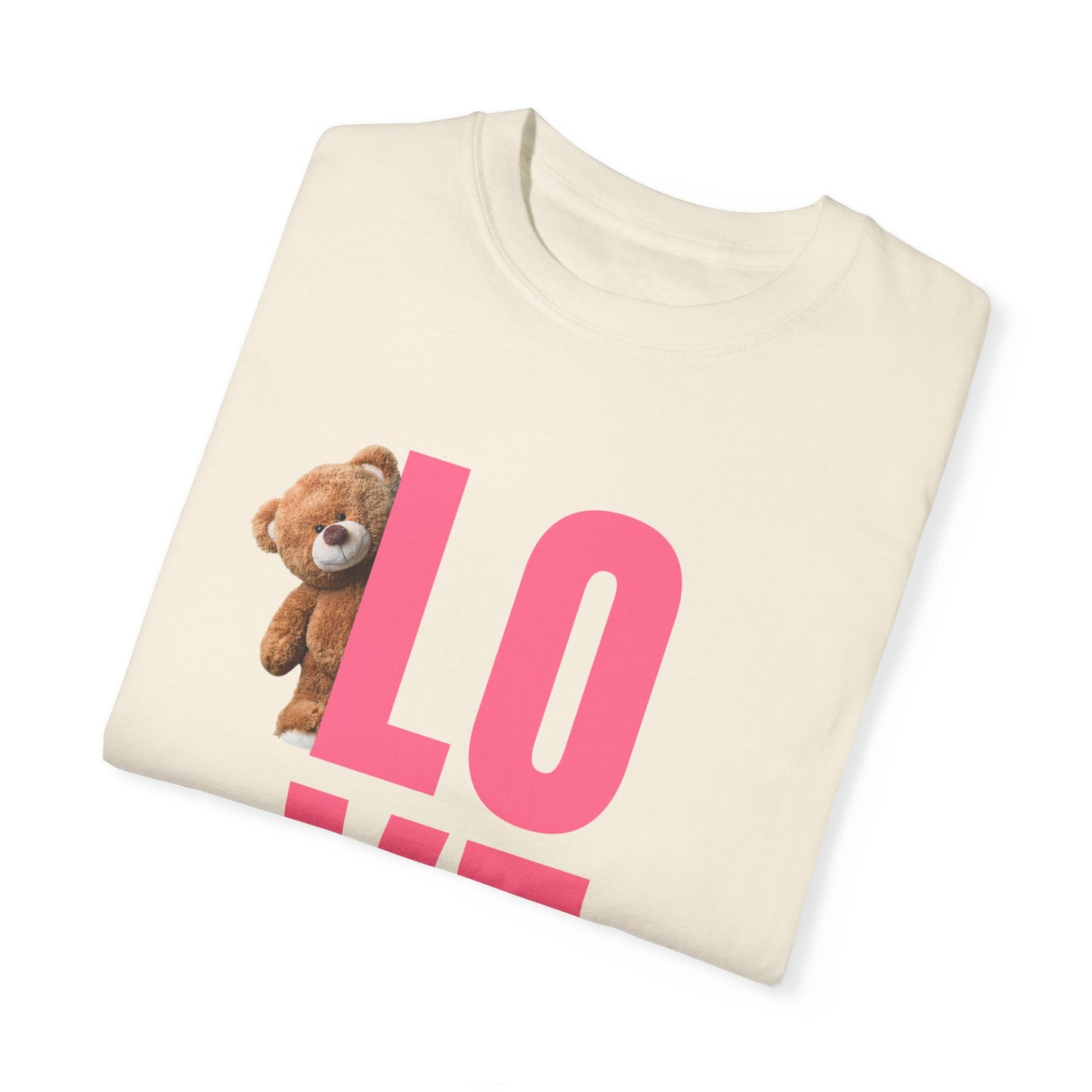 LOVE Bear Unisex Garment-Dyed T-shirt