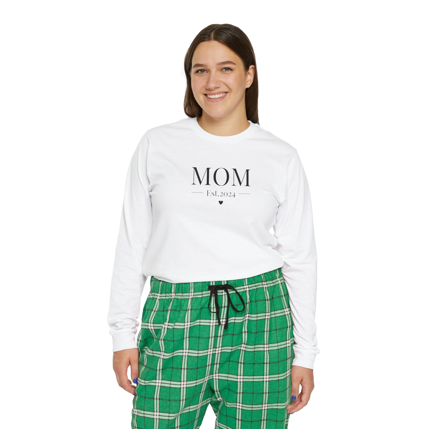 Mom est. 2024 Women's Long Sleeve Pajama Set