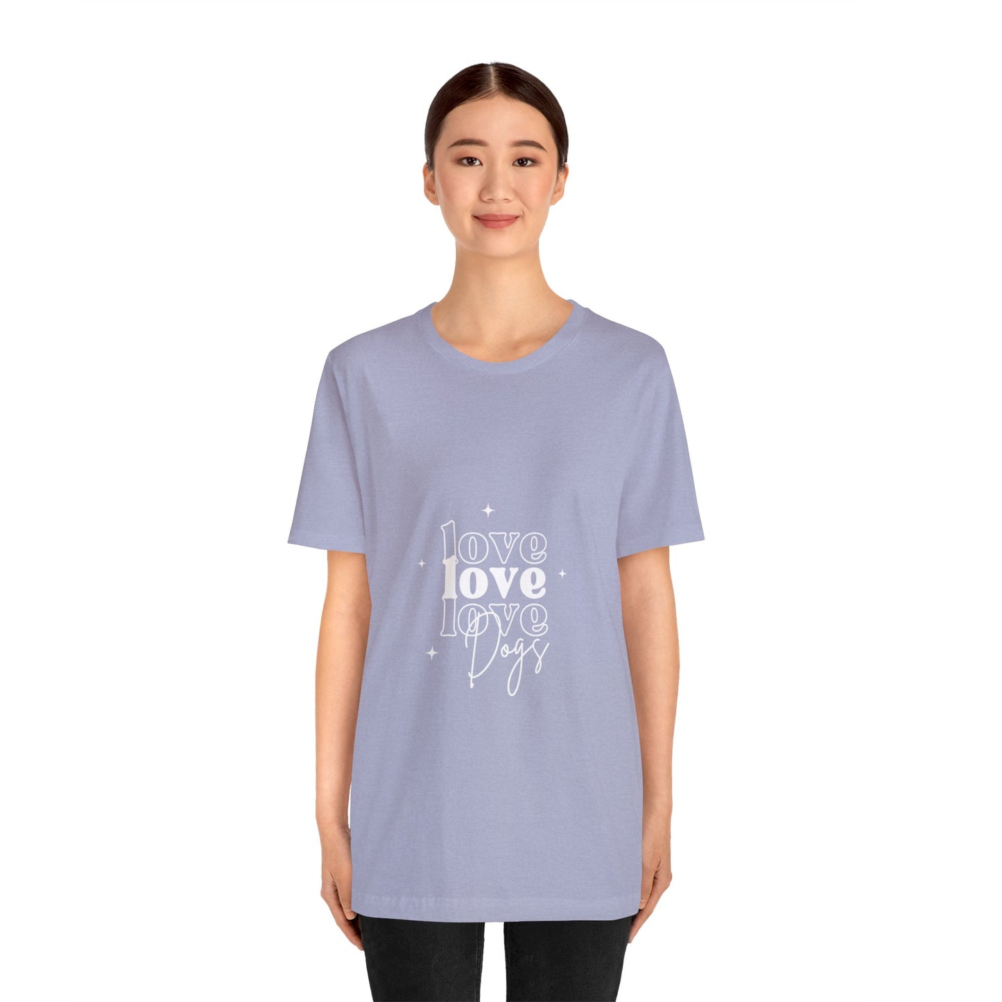 Love Love Love Dogs Unisex Jersey Short Sleeve Tee