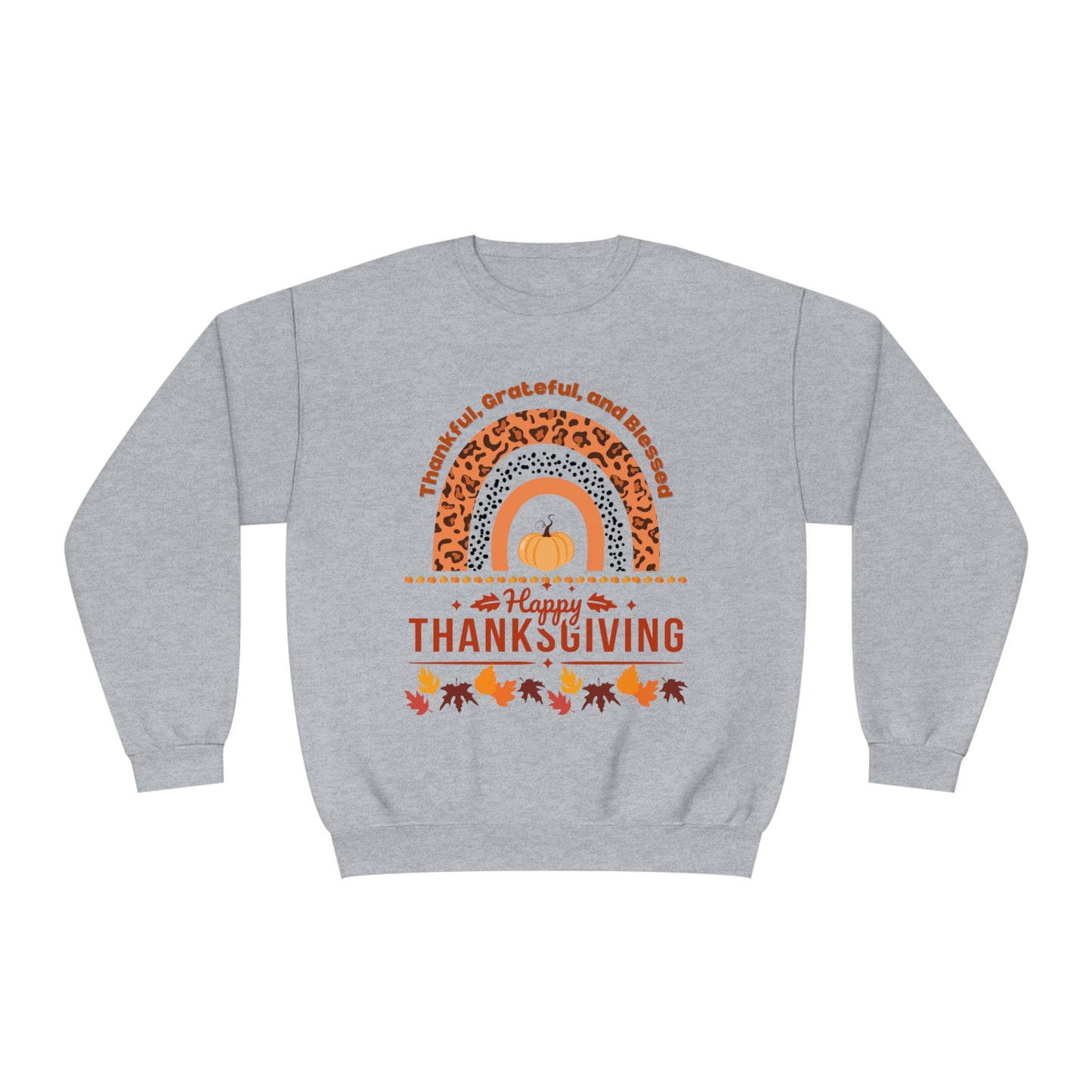 Happy Thanksgiving NuBlend® Crewneck Sweatshirt