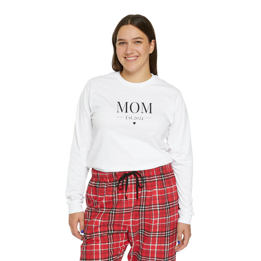 Mom est. 2024 Women's Long Sleeve Pajama Set