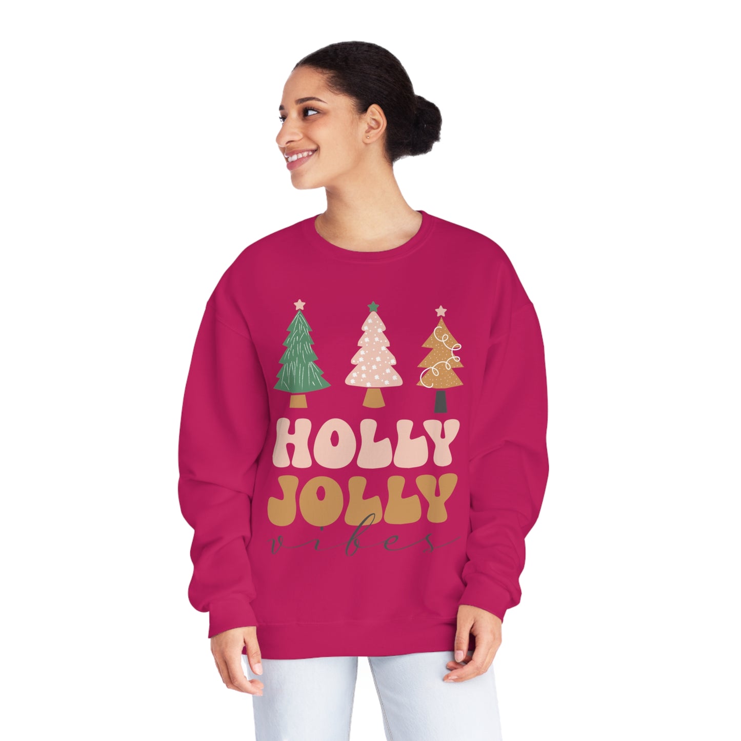 Holly Jolly Vibes NuBlend® Crewneck Sweatshirt