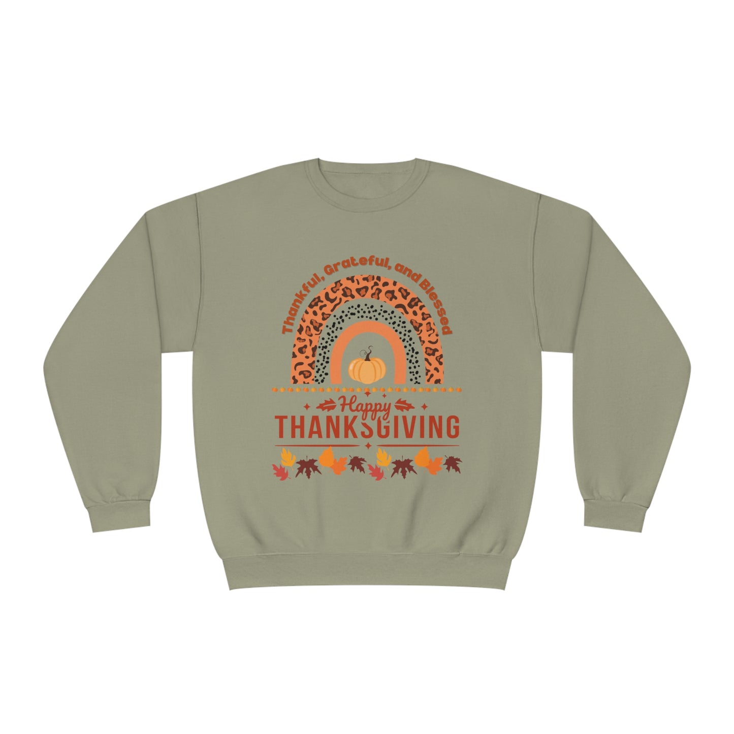 Happy Thanksgiving NuBlend® Crewneck Sweatshirt