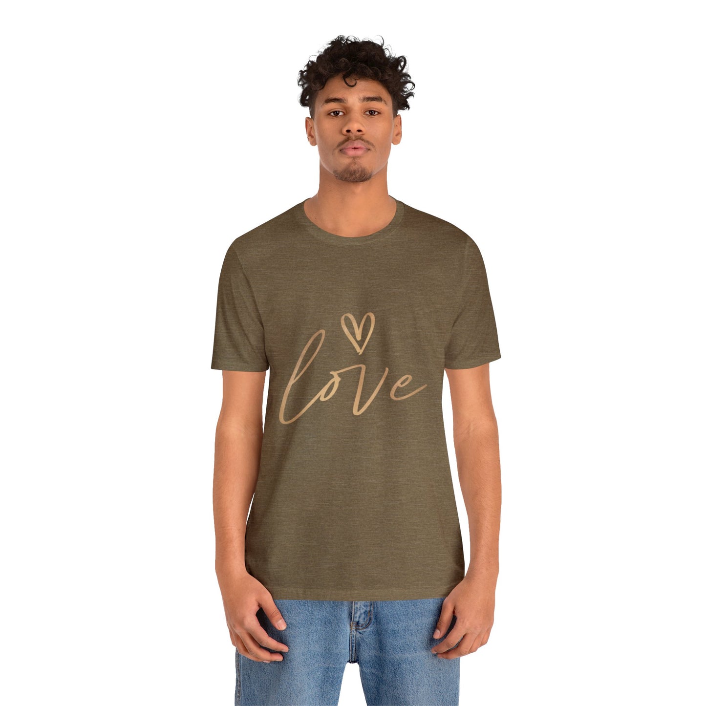 Love GOLD Unisex Jersey Short Sleeve Tee