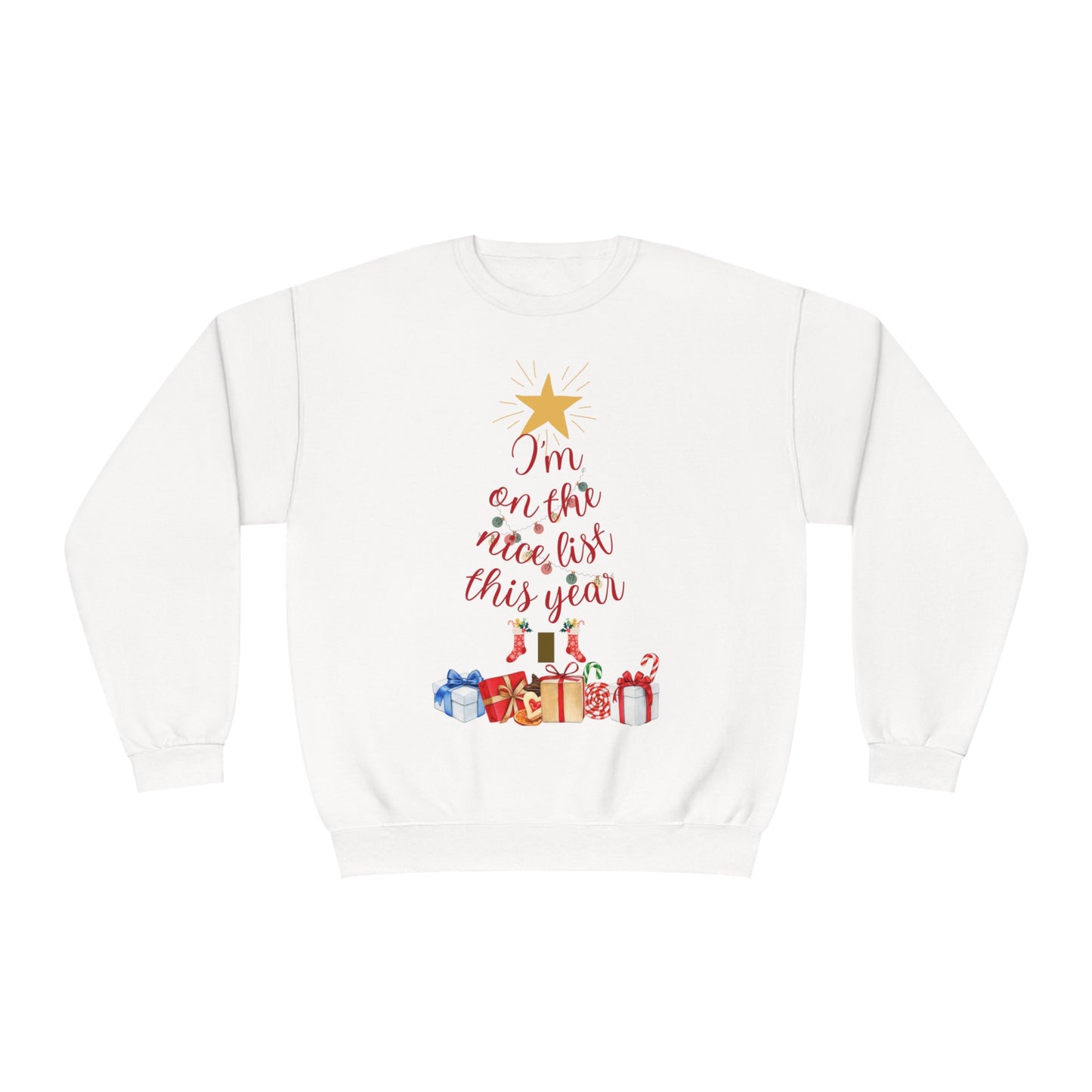 on the nice list NuBlend® Crewneck Sweatshirt