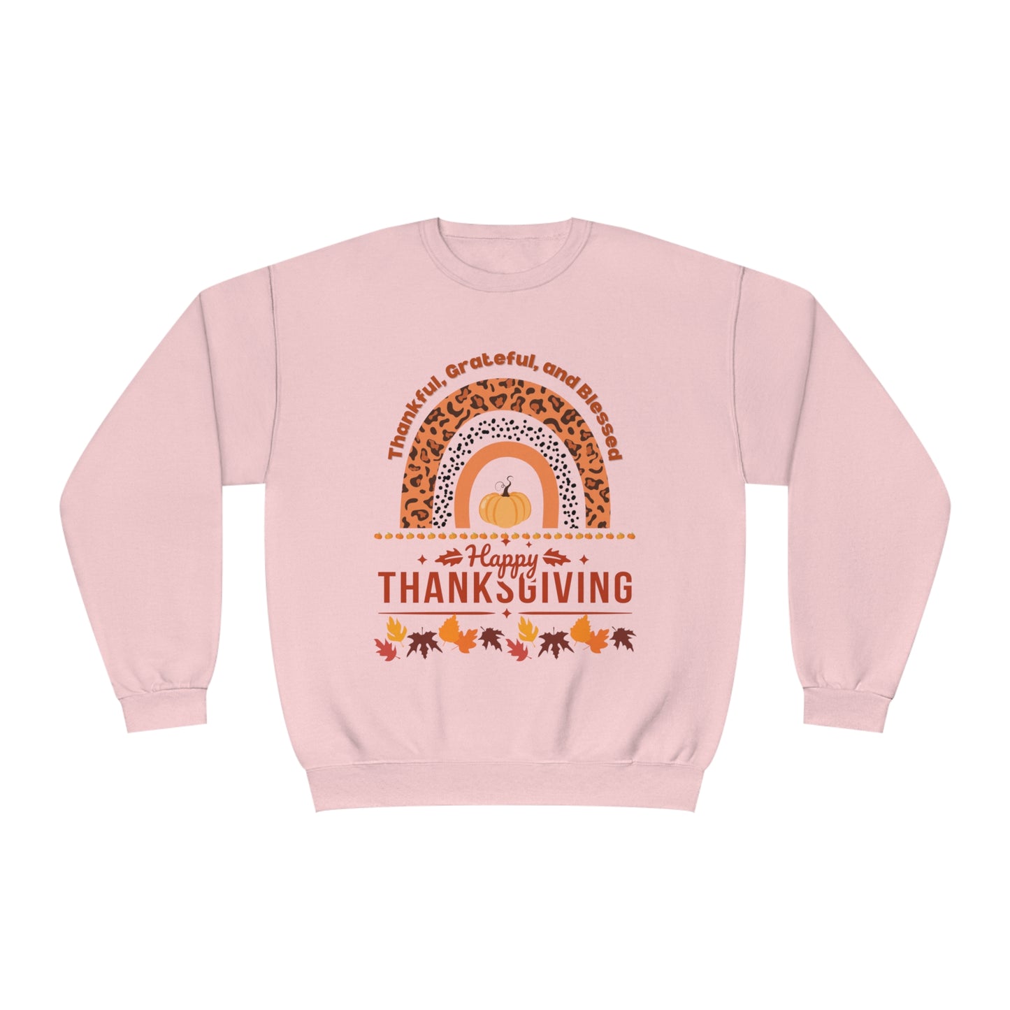 Happy Thanksgiving NuBlend® Crewneck Sweatshirt