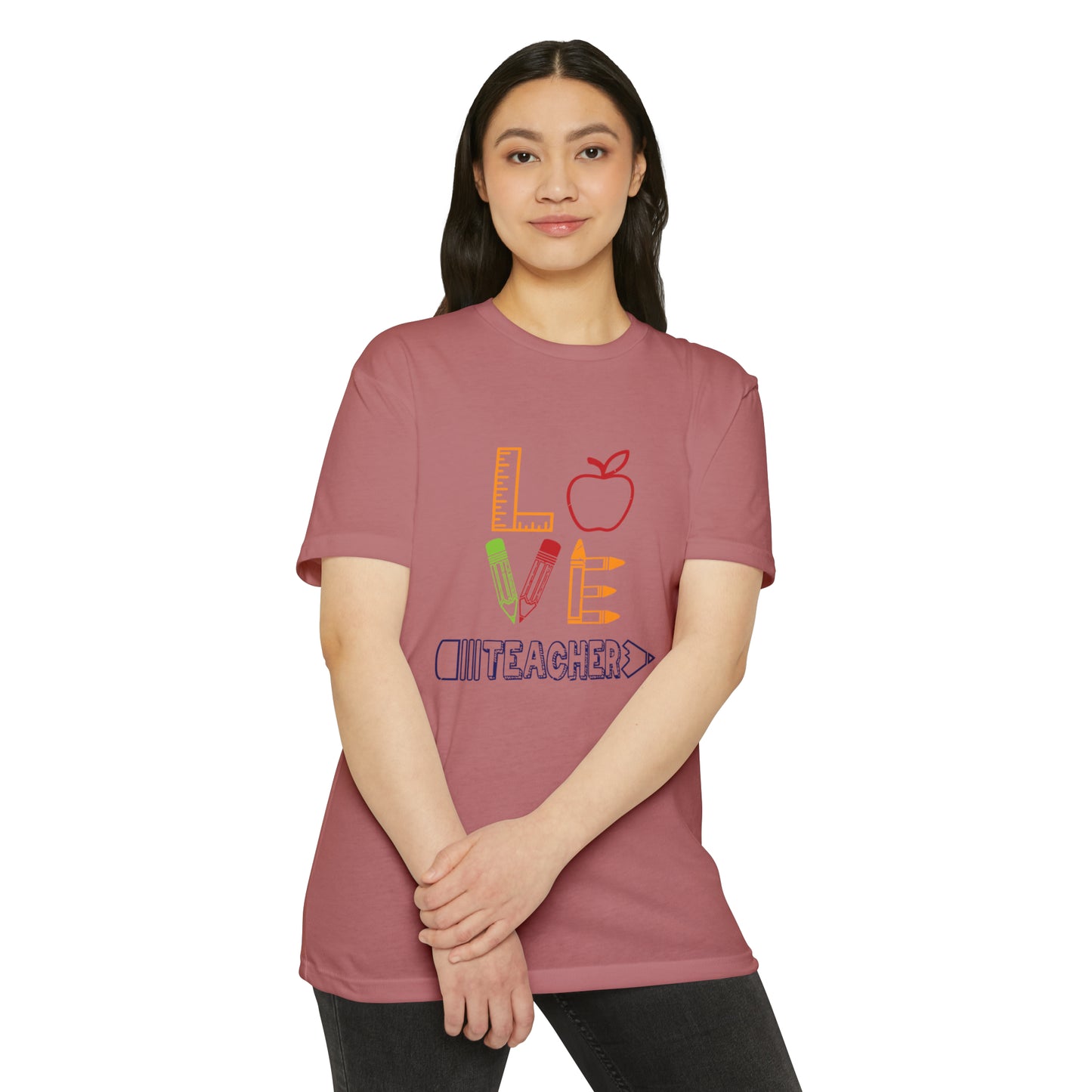 LOVE teacher Jersey T-shirt