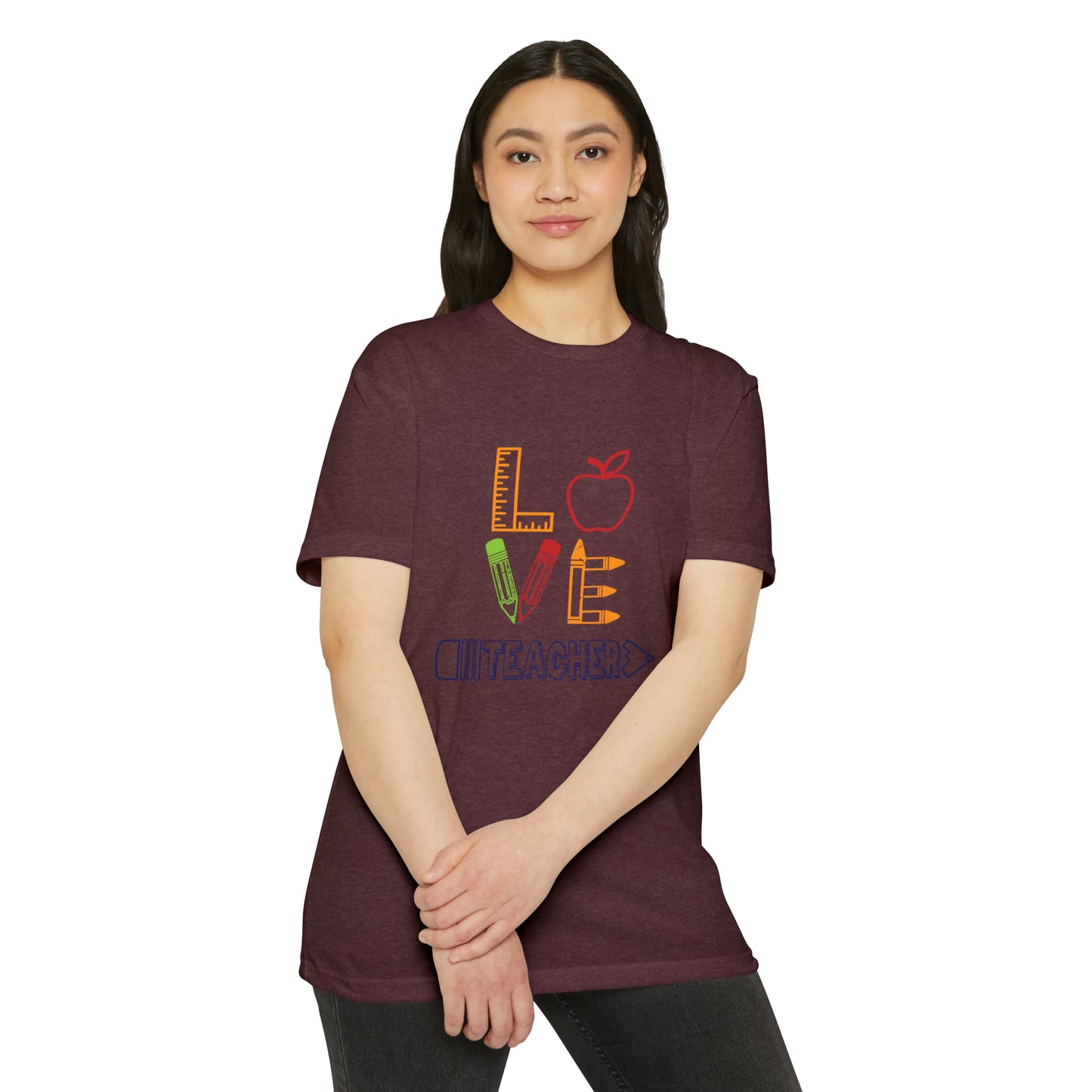 LOVE teacher Jersey T-shirt