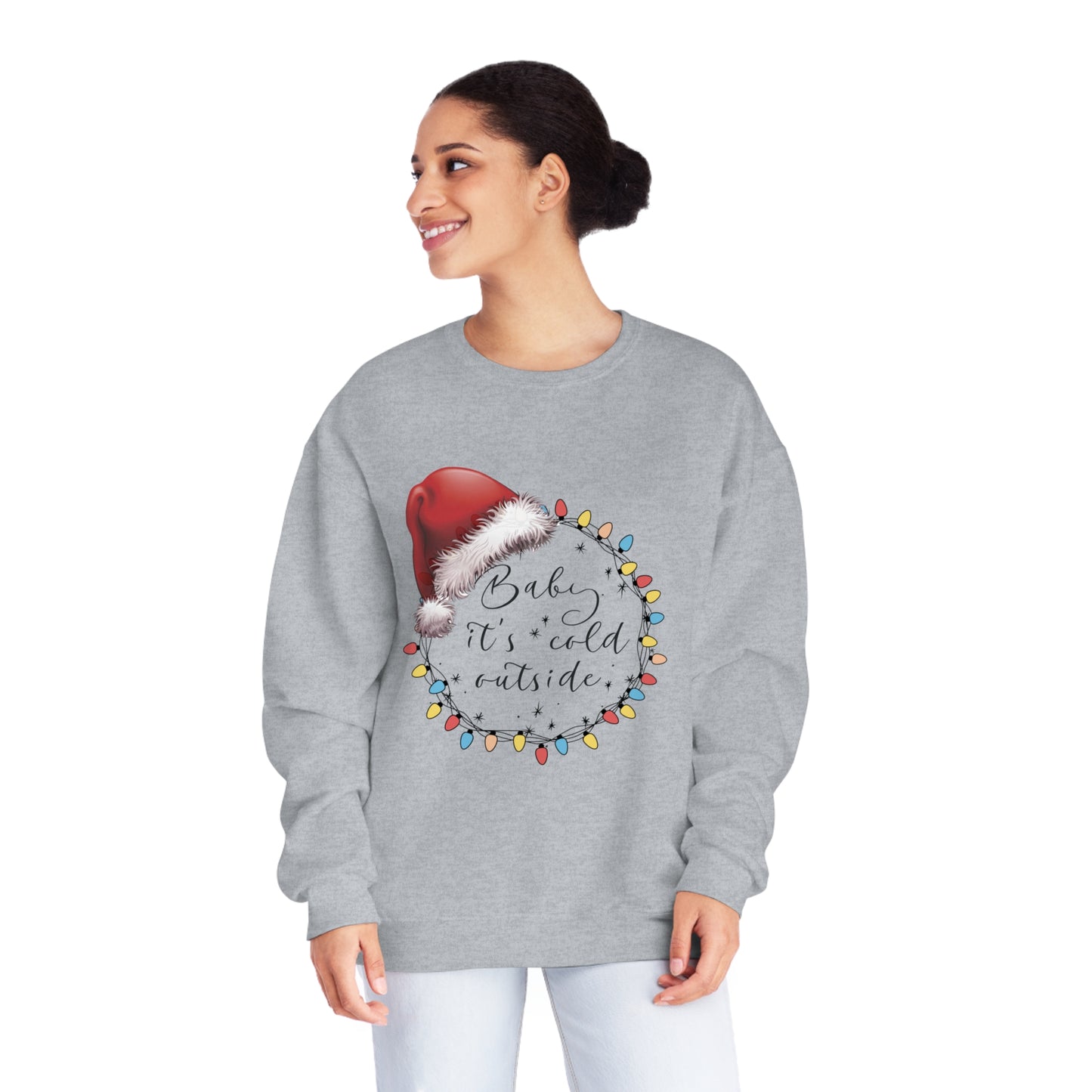 Baby its cold outside NuBlend® Crewneck Sweatshirt