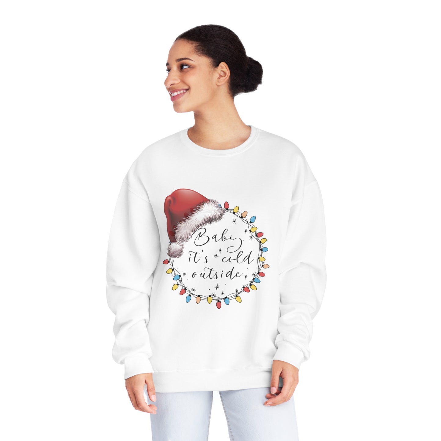 Baby its cold outside NuBlend® Crewneck Sweatshirt