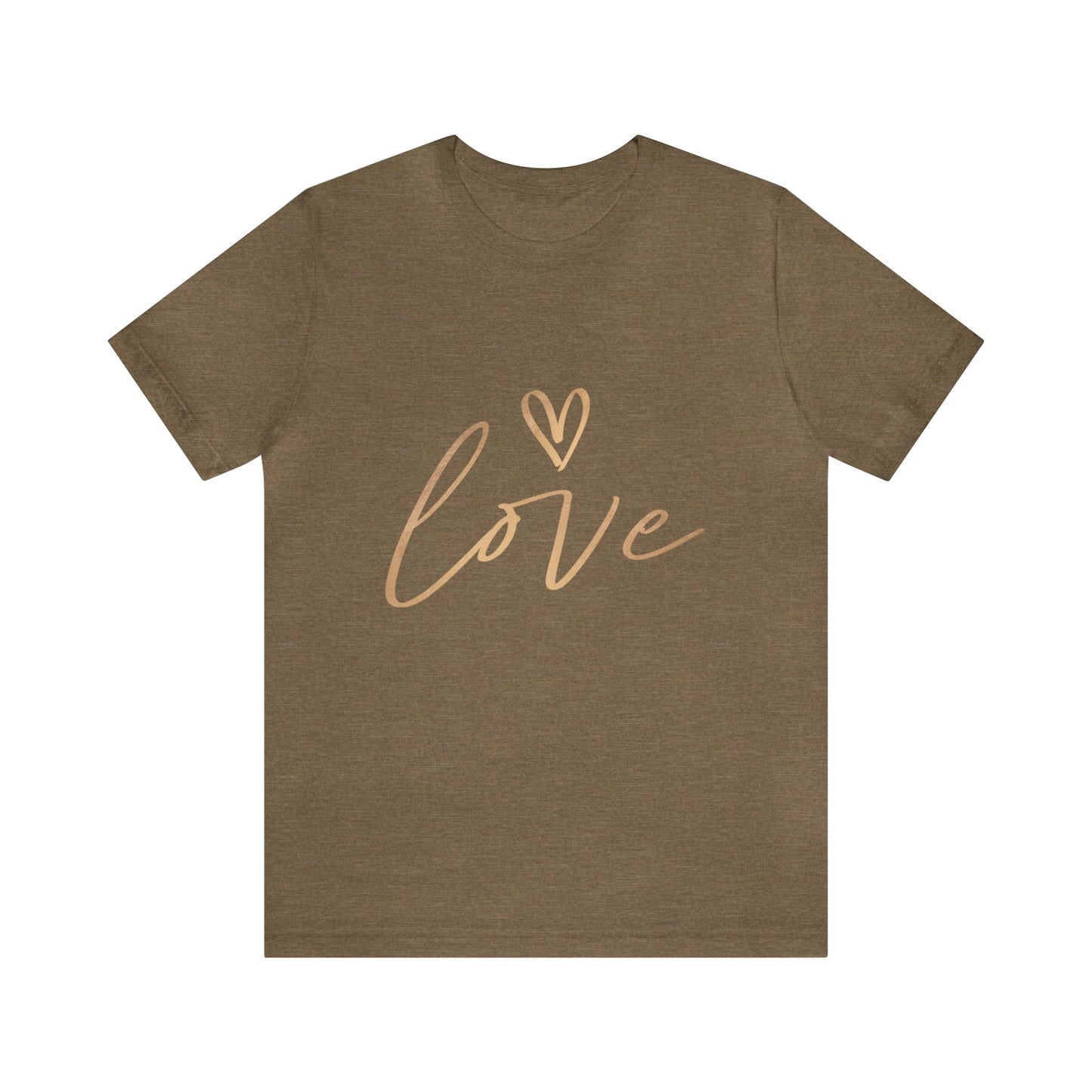 Love GOLD Unisex Jersey Short Sleeve Tee