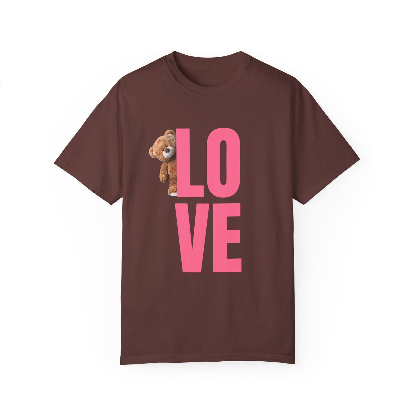 LOVE Bear Unisex Garment-Dyed T-shirt