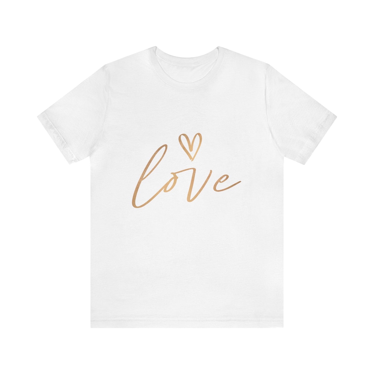 Love GOLD Unisex Jersey Short Sleeve Tee