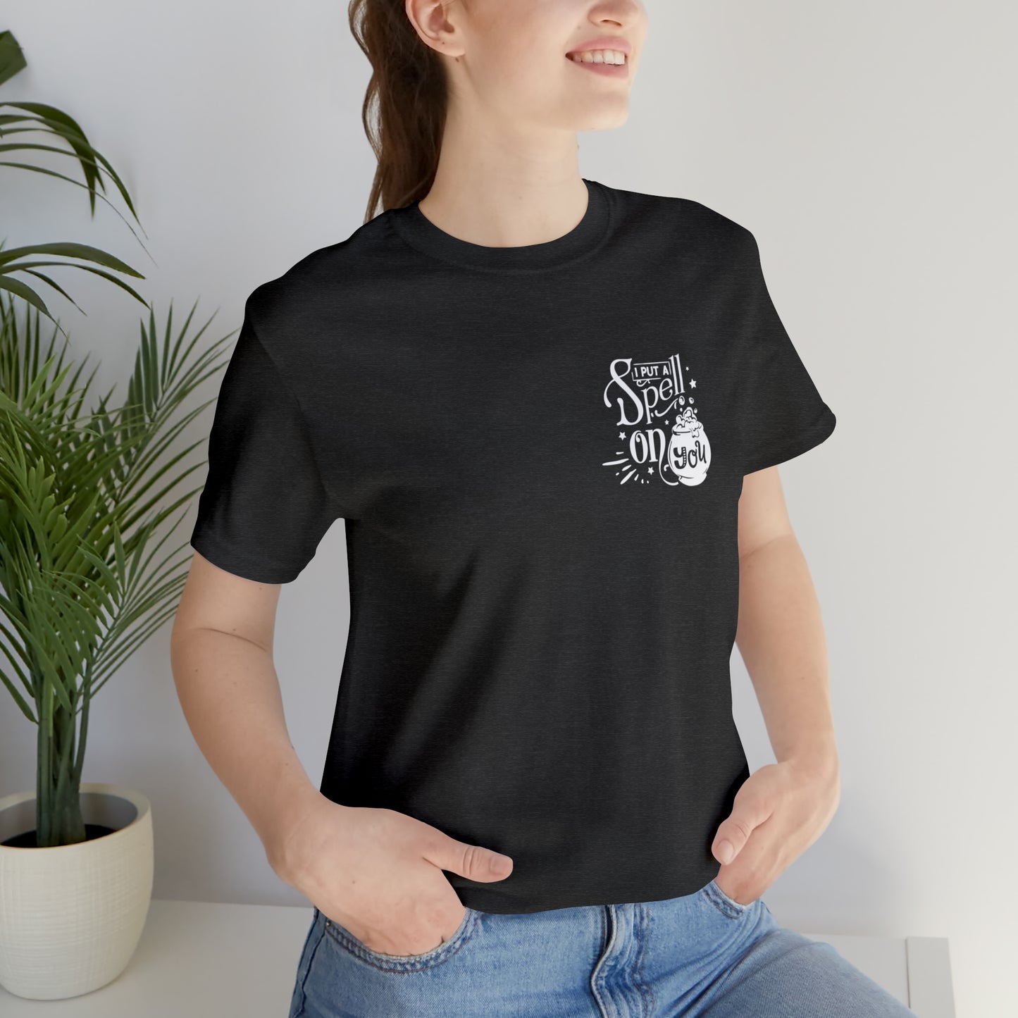 I put a spell on you Hocus Pocus Jersey Short Sleeve Tee